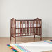 Giggles Jolie Wooden Crib with Three Adjustable Heights - Brown (Up to 3 years)-Baby Cribs-thumbnail-4