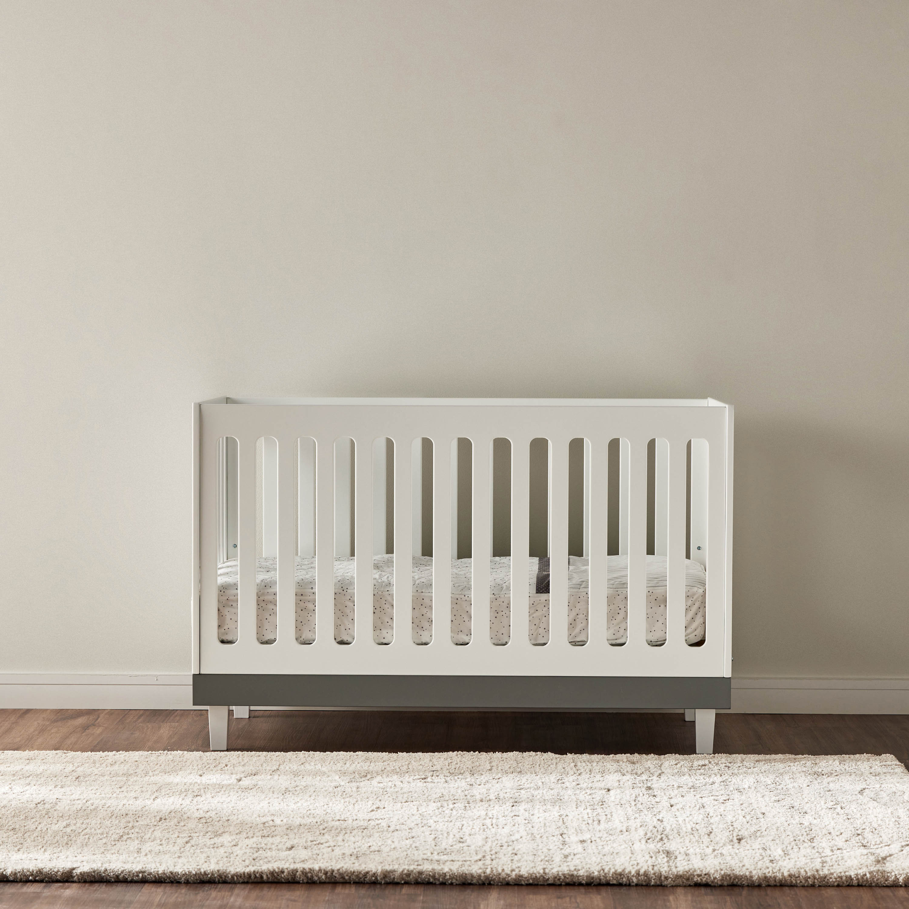 Buy Juniors Madison 3 in 1 White Wooden Convertible Crib Up to 5 years Online Babyshop UAE