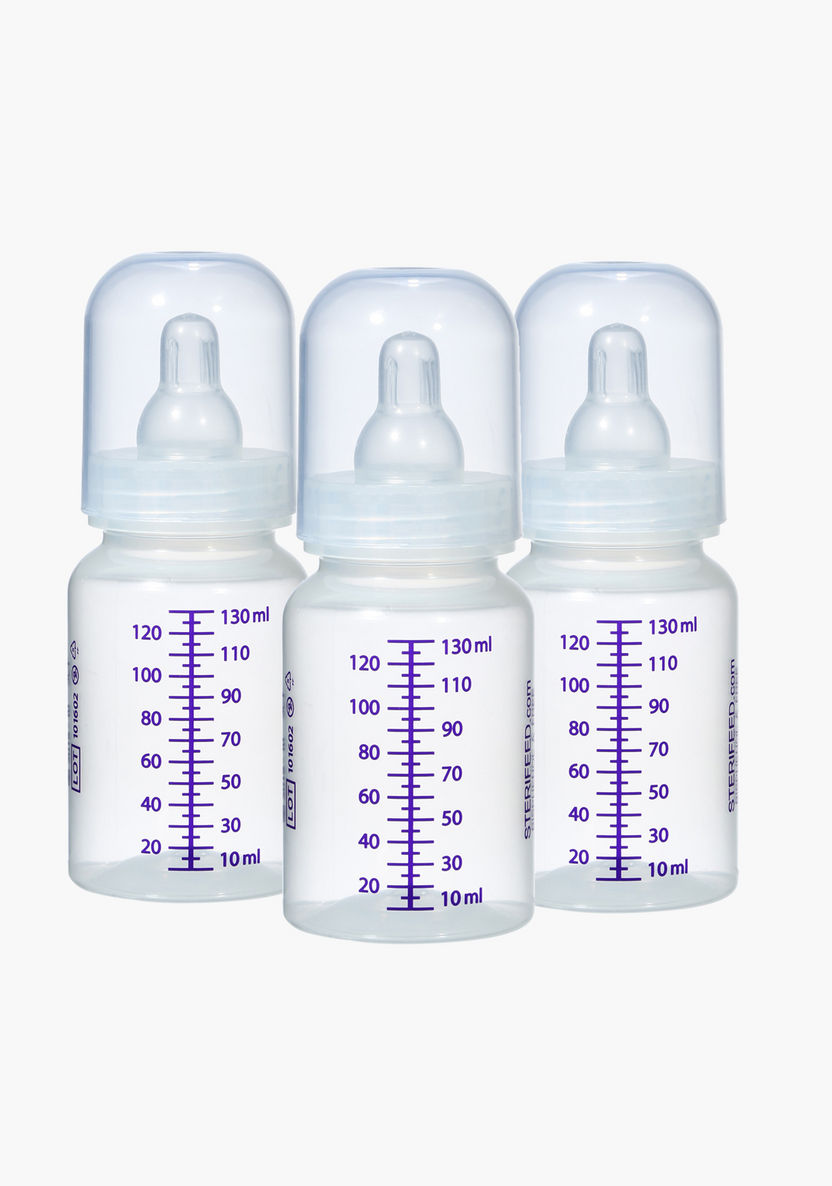 Sterifeed Disposable Sterile Milk Bottle - Set of 3-Bottles and Teats-image-0