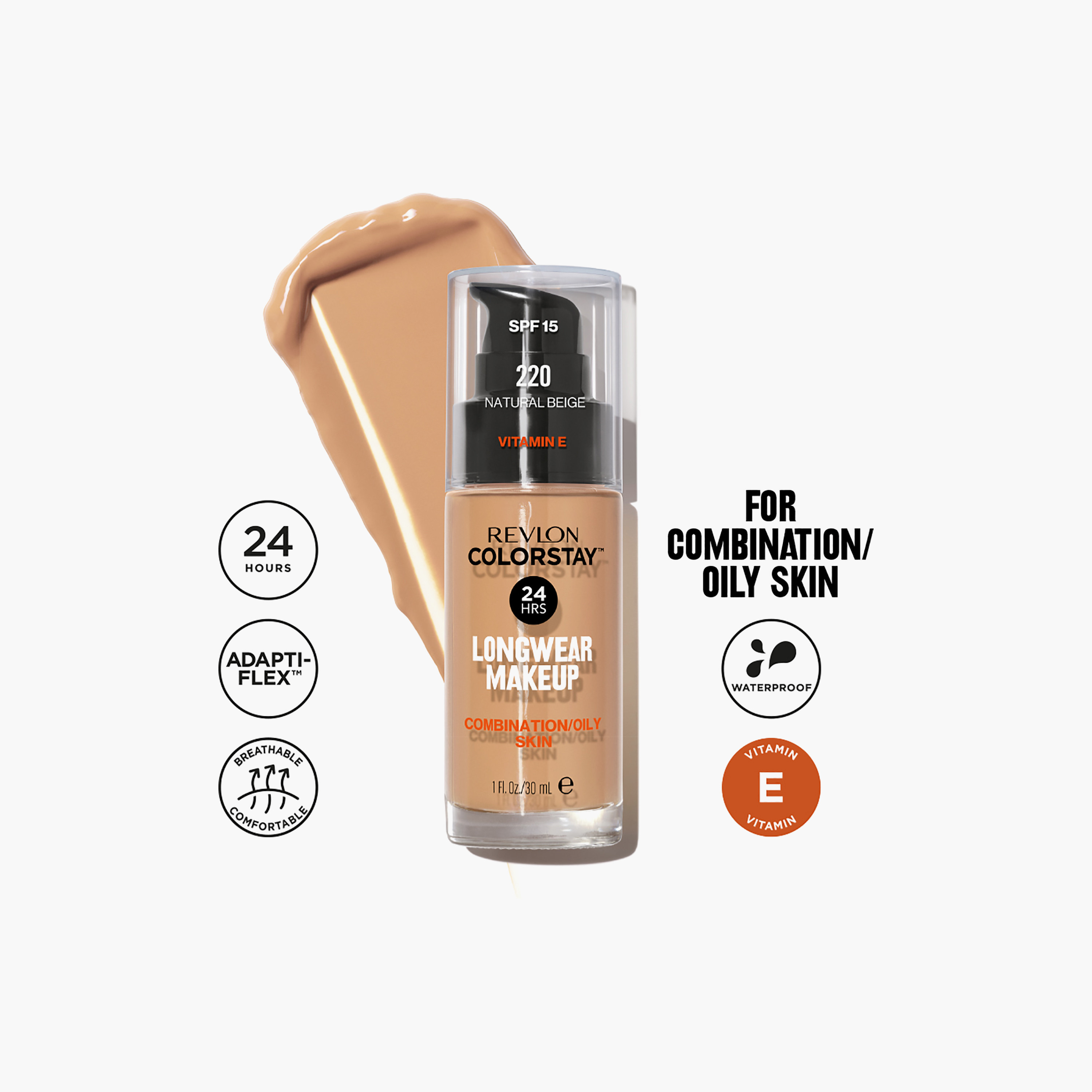 ريفلون كولورستاي مكياج طويل الأمد للبشرة المختلطة أو الدهنية 30 مل-beautyandpersonalcare-makeup-face-foundations-image-9