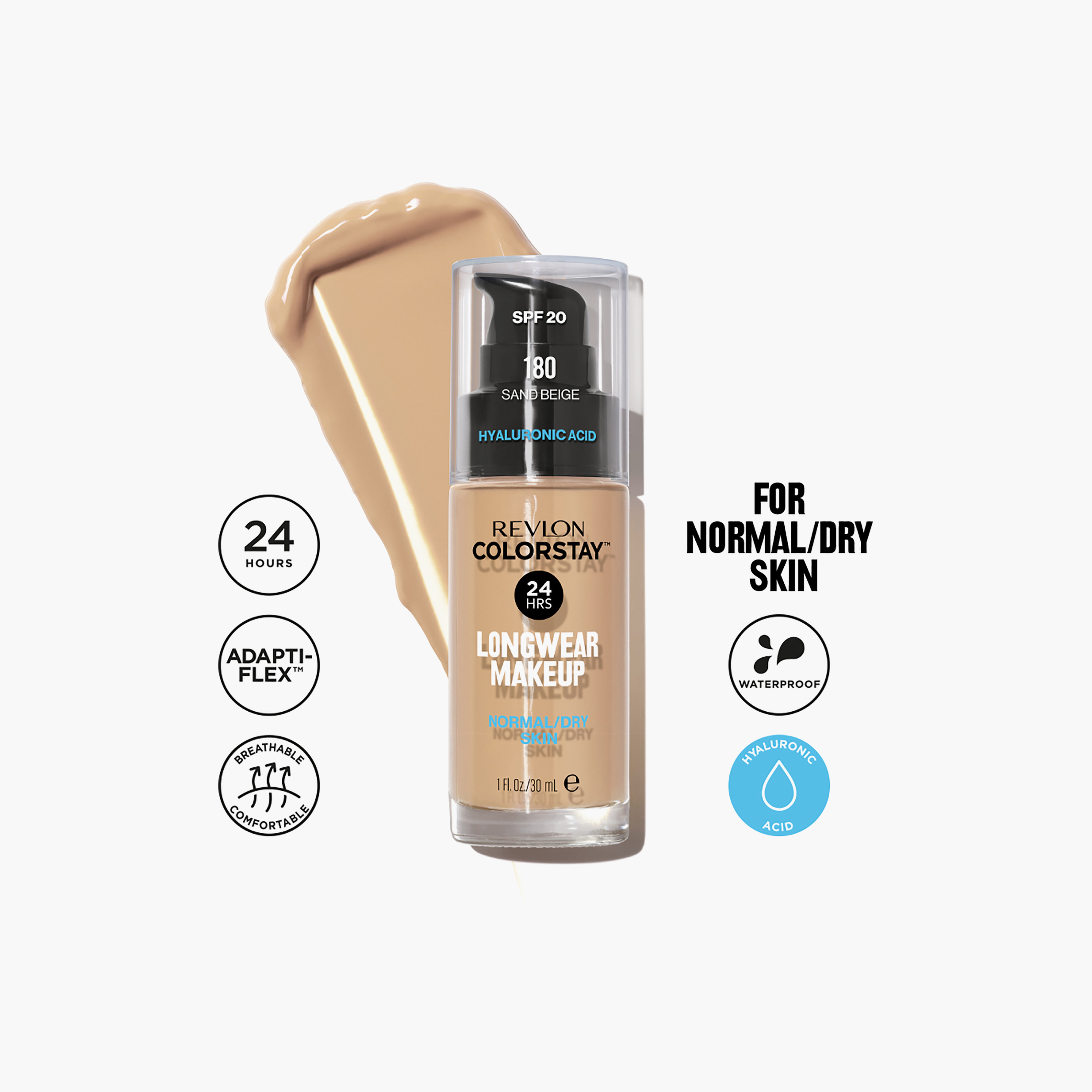 ريفلون كولور ستاي مكياج طويل الأمد للبشرة العادية أو الجافة 30 مل-beautyandpersonalcare-makeup-face-foundations-image-9