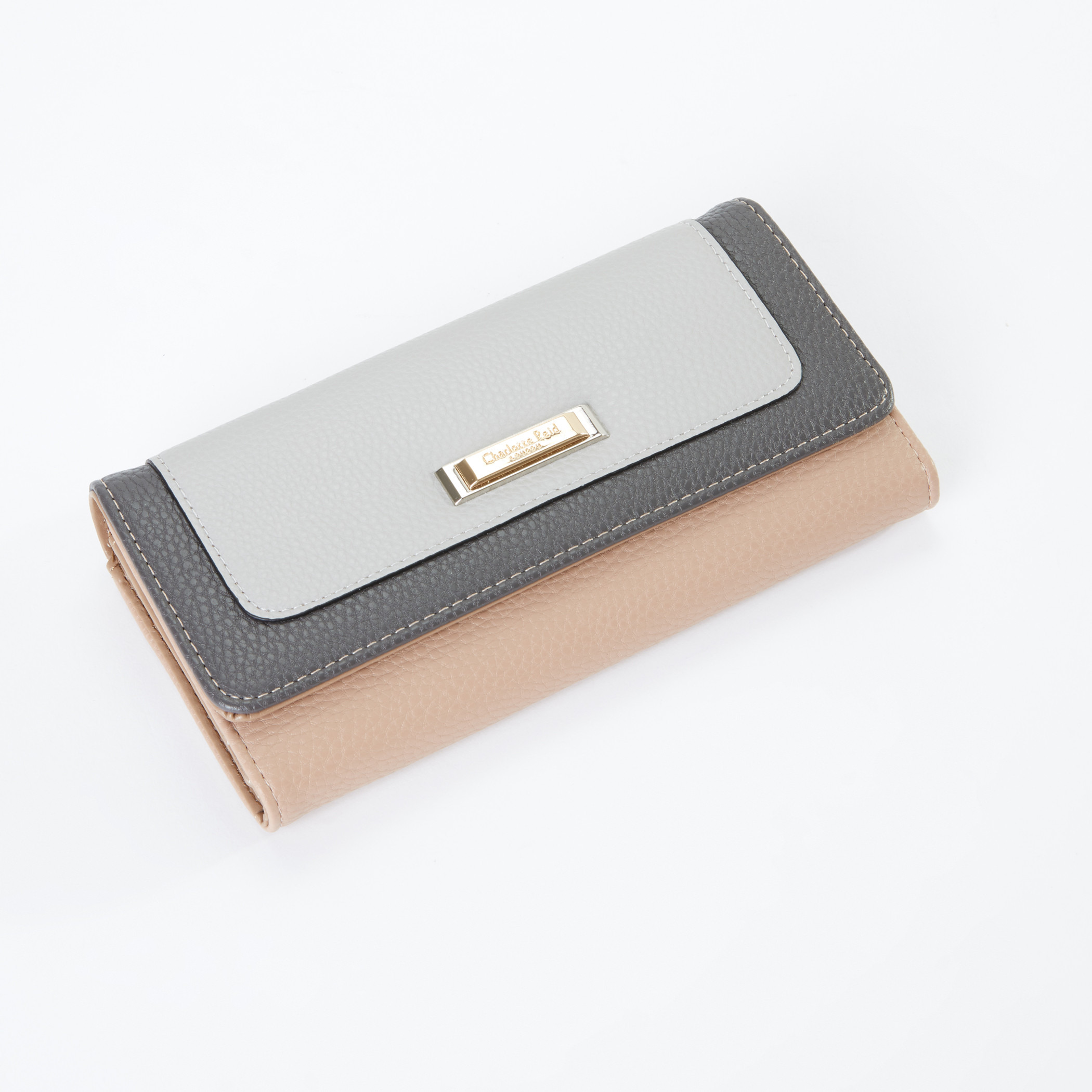 محفظة بتفاصيل خياطة بارزة من شارولت ريد-women-bagsandwallets-wallets-image-3