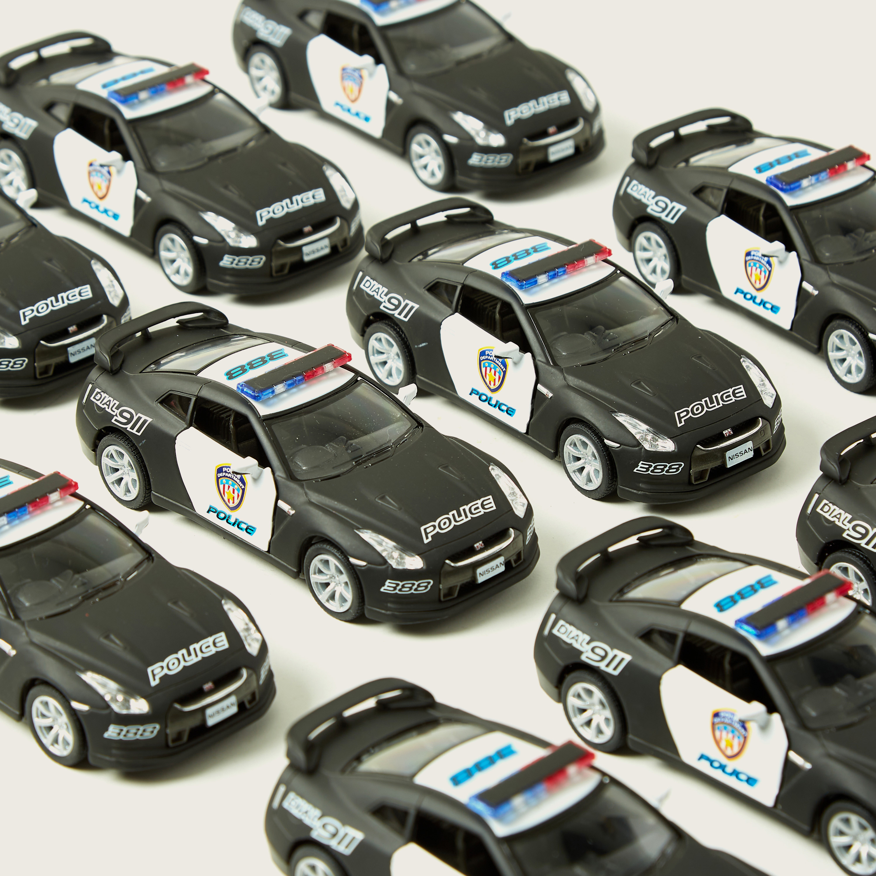 KiNSMART 2009 Nissan GT R R35 Police Toy Car-toys-playvehicles-utilityvehicles-image-2