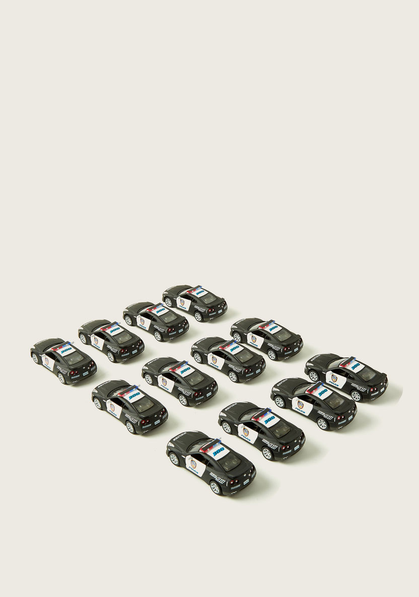KiNSMART 2009 Nissan GT R R35 Police Toy Car-Scooters and Vehicles-image-2