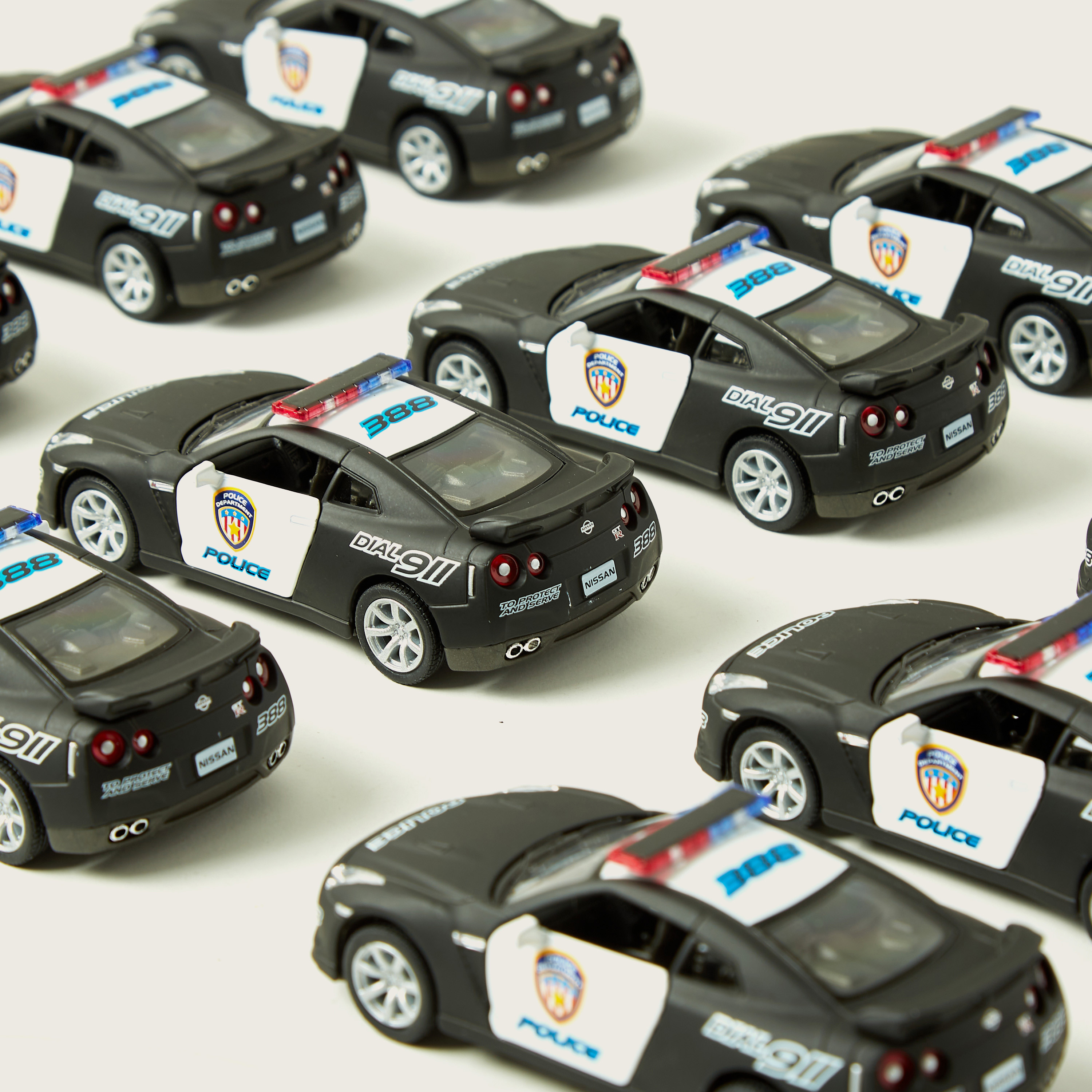 KiNSMART 2009 Nissan GT R R35 Police Toy Car-toys-playvehicles-utilityvehicles-image-4