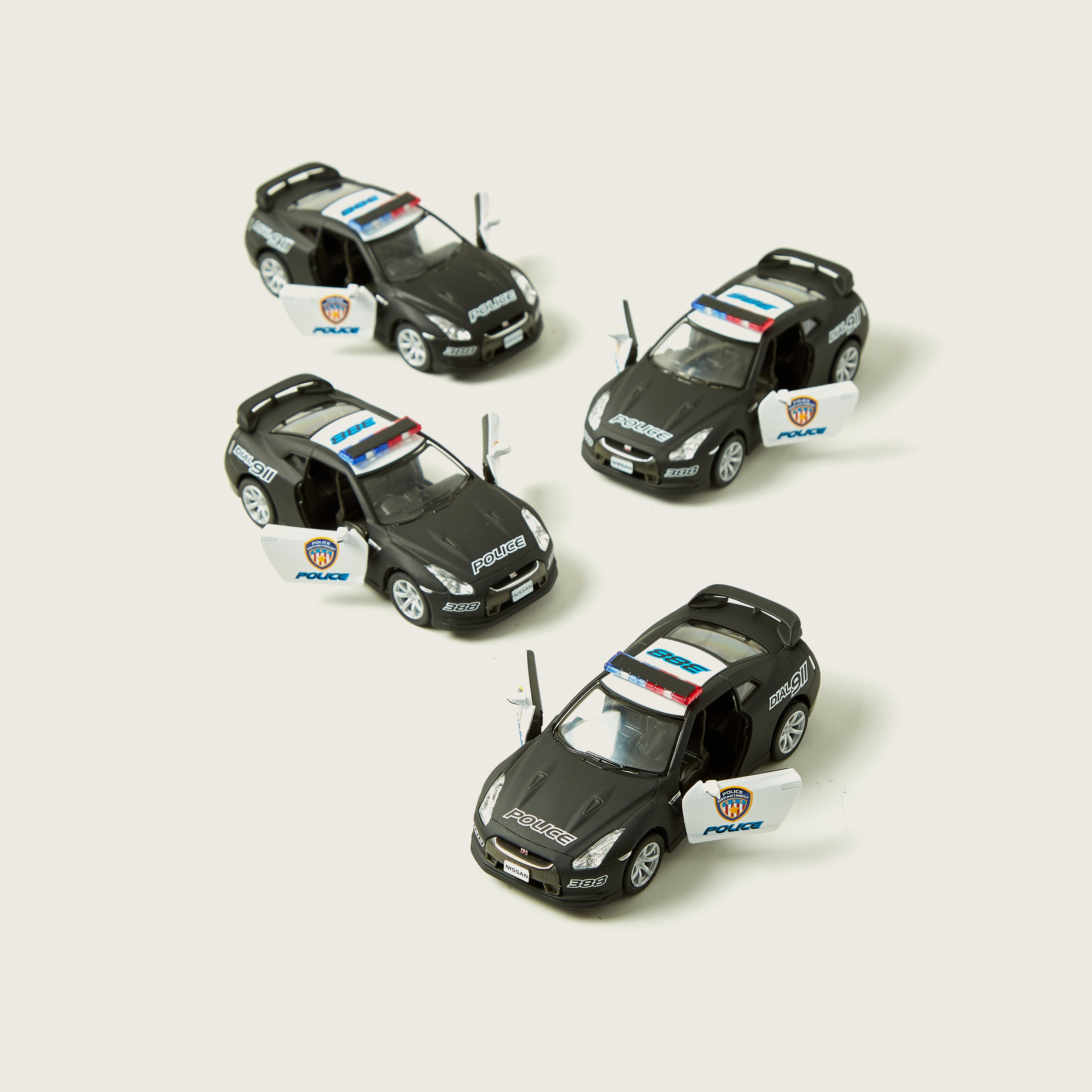 KiNSMART 2009 Nissan GT R R35 Police Toy Car-toys-playvehicles-utilityvehicles-image-5