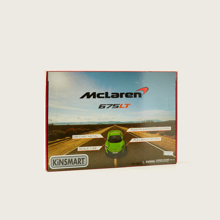 KiNSMART McLaren 675LT Toy Car