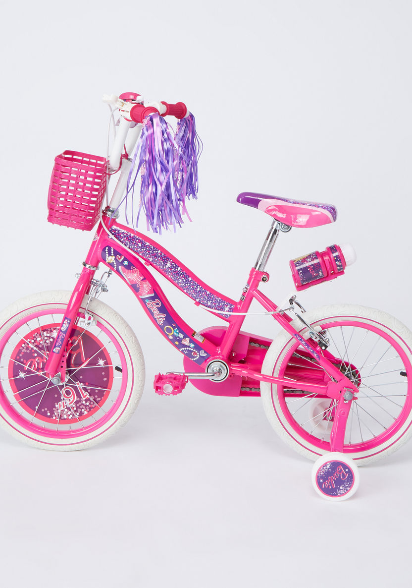 Barbie Bicycle with Training Wheels-Bikes and Ride ons-image-0