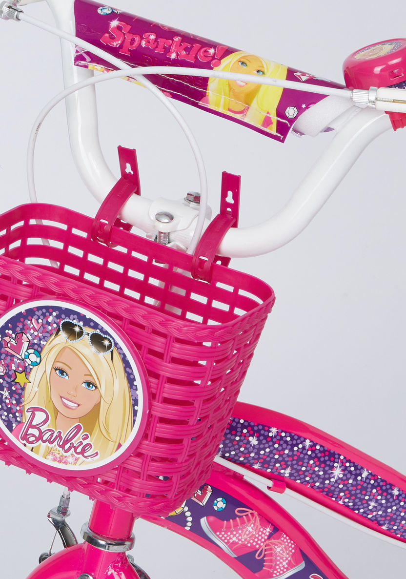 Barbie Bicycle with Training Wheels-Bikes and Ride ons-image-1