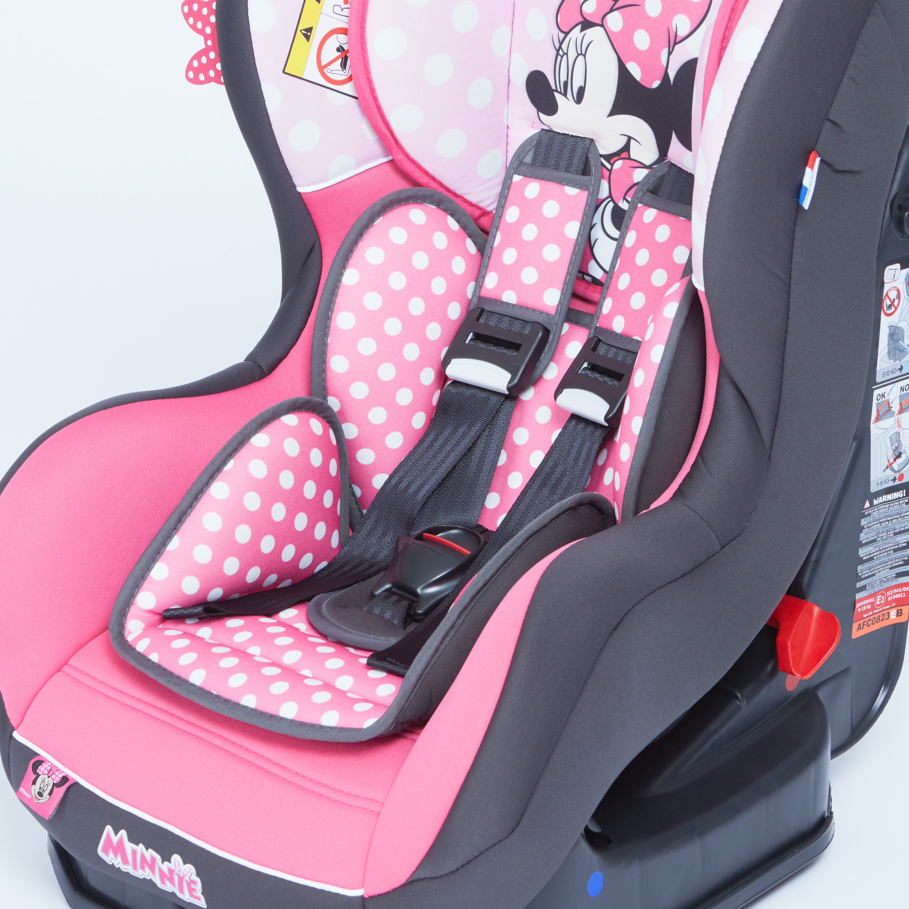 Minnie mouse car seat clearance mothercare