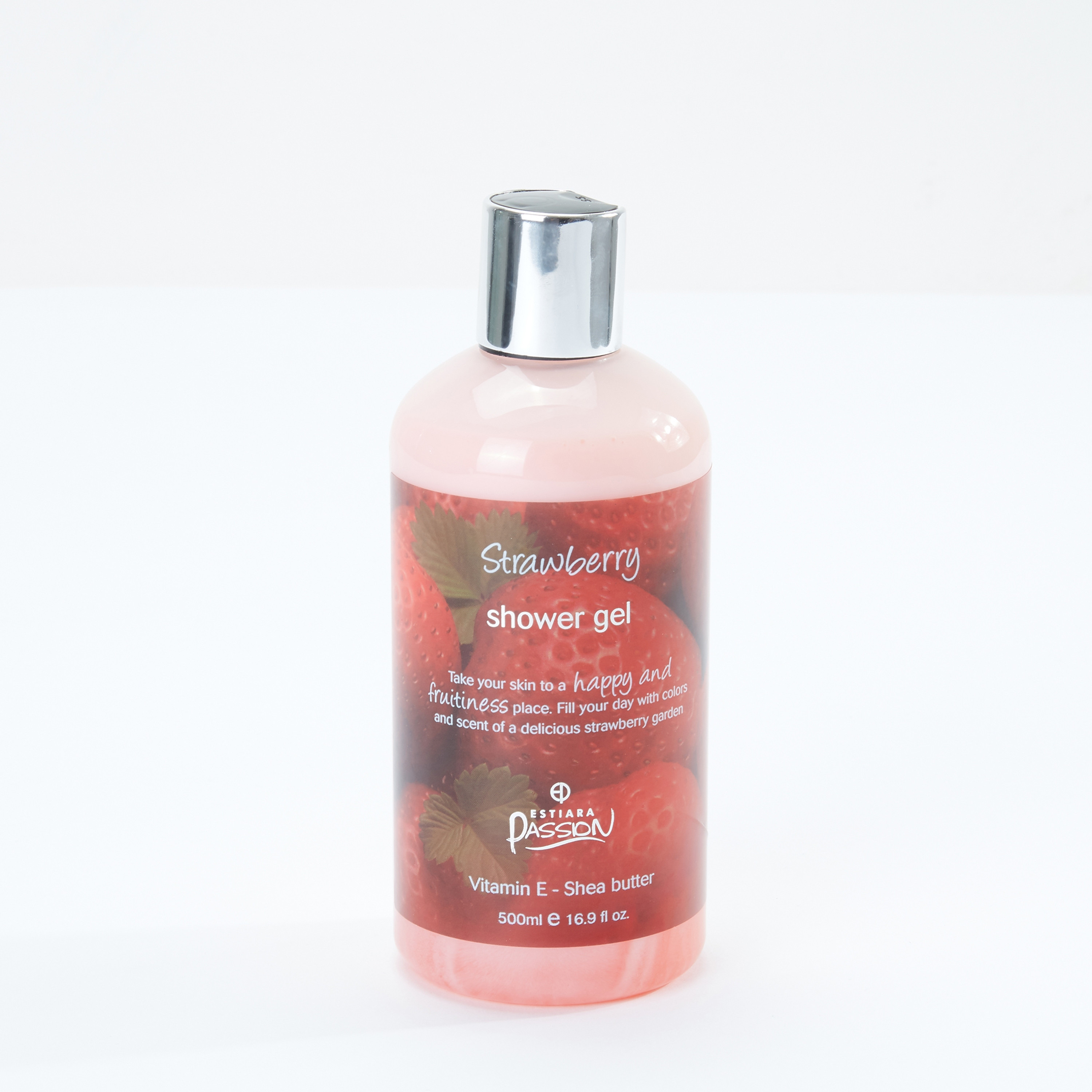 Estiara Passion Strawberry Shower Gel - 500 ml-beautyandpersonalcare-bathandbody-bathandshower-bodywash-image-1