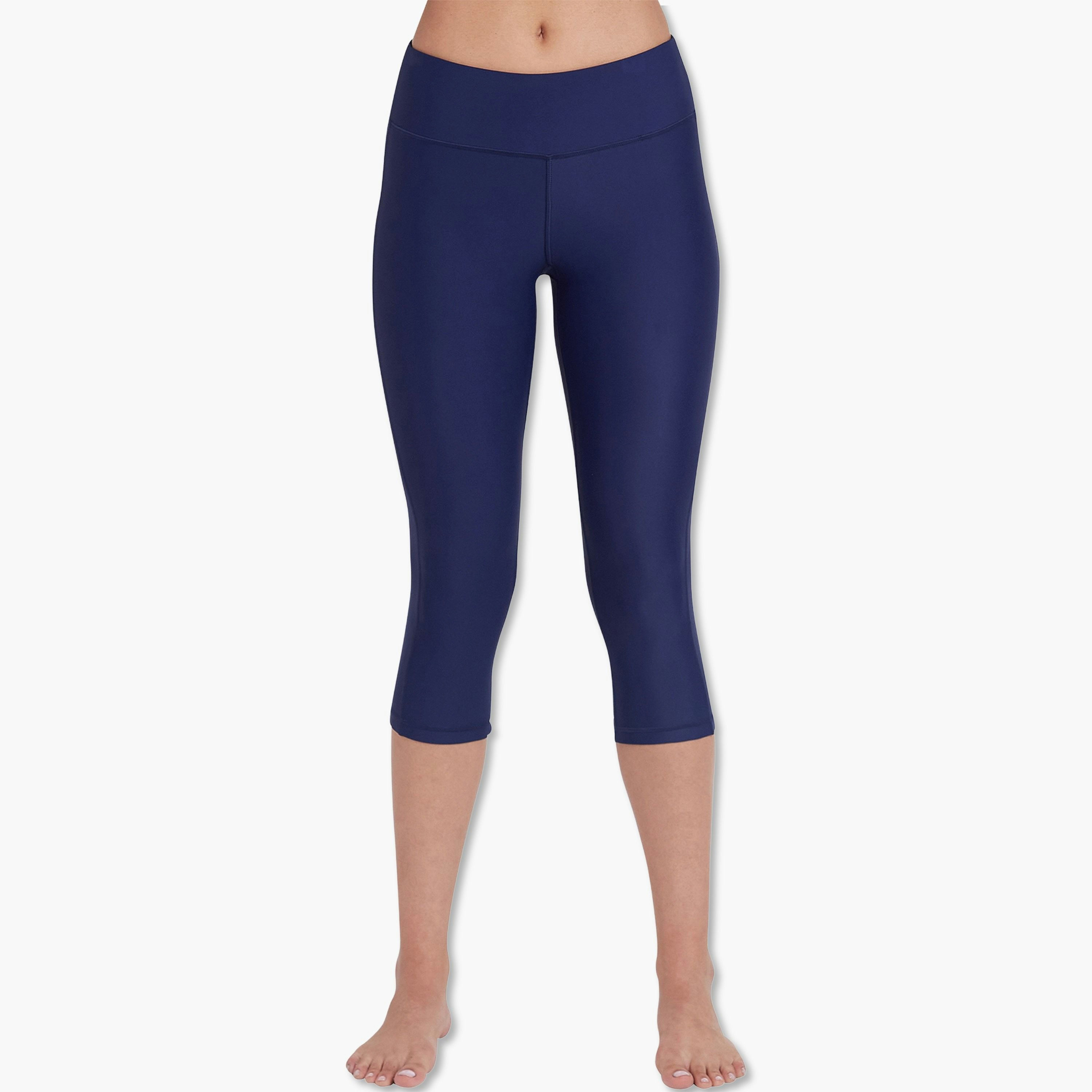 Coega Women's 3/4 Swim Tights - Solid Navy-women-clothing-swimandbeach-swimsuits-image-1