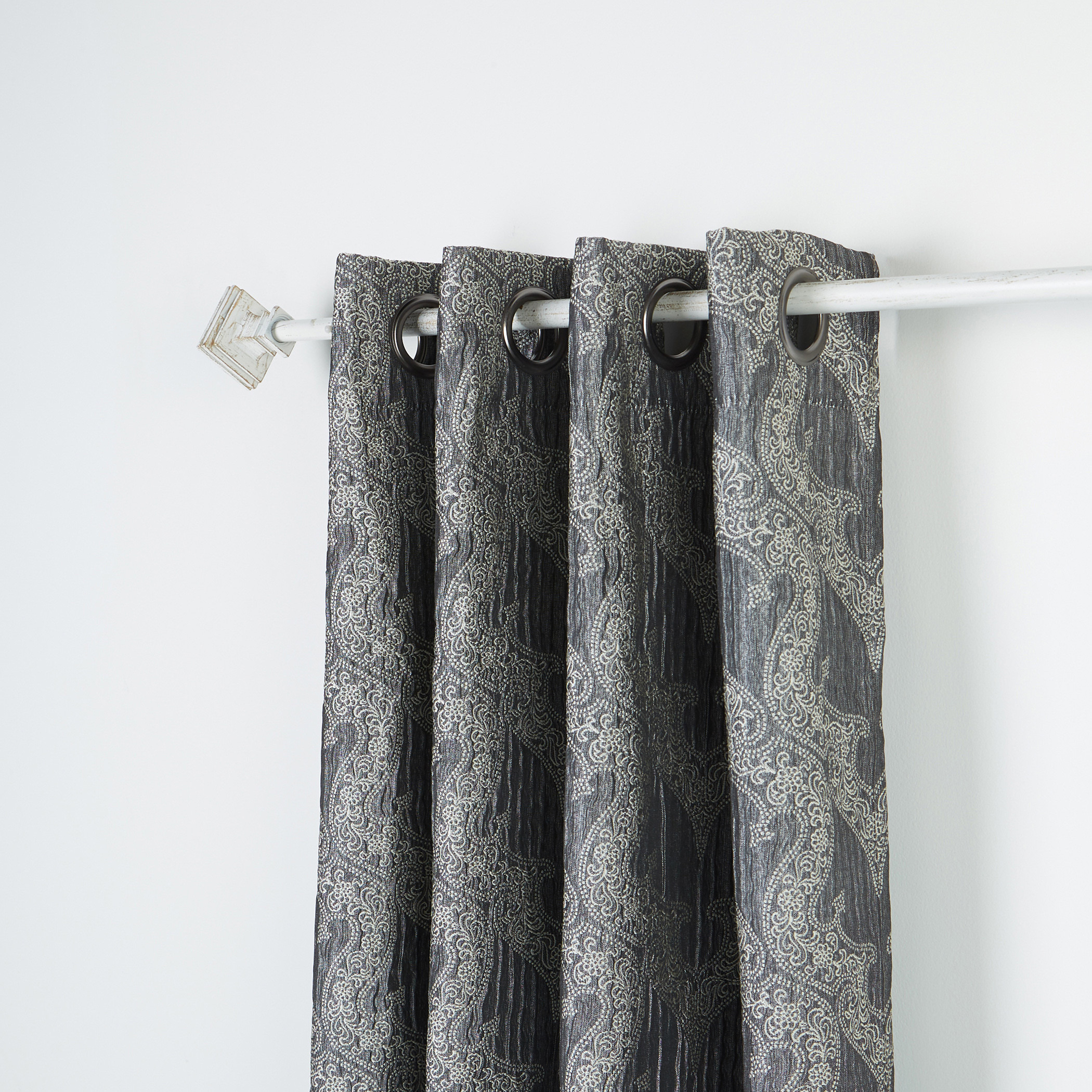 ستائر بحلقات وطبعات - قطعتين-household-windows-curtains-image-3