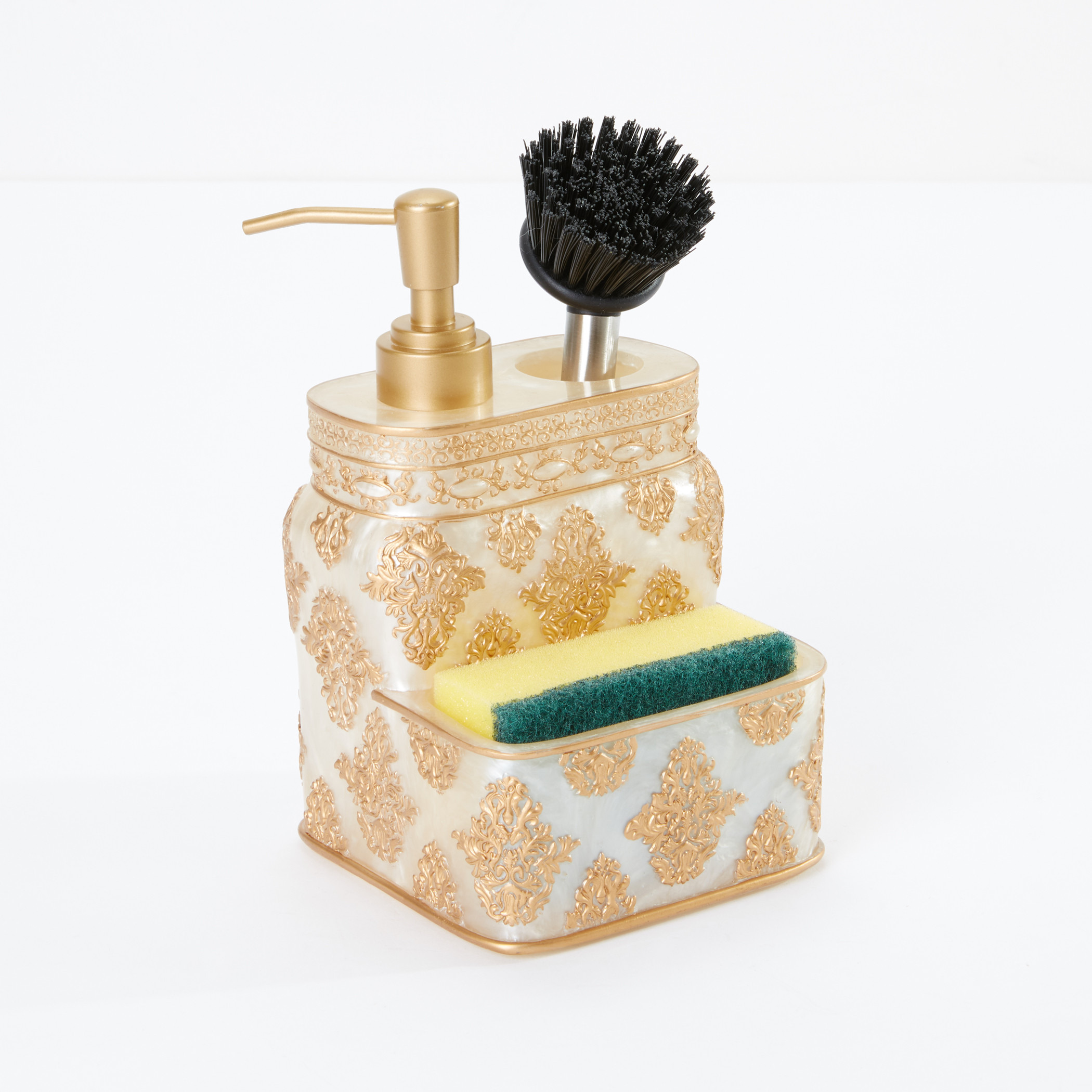 موزّع صابون مزيّن صوفيا-household-bathandlaundry-bathaccessories-soapdishesanddispensers-image-1