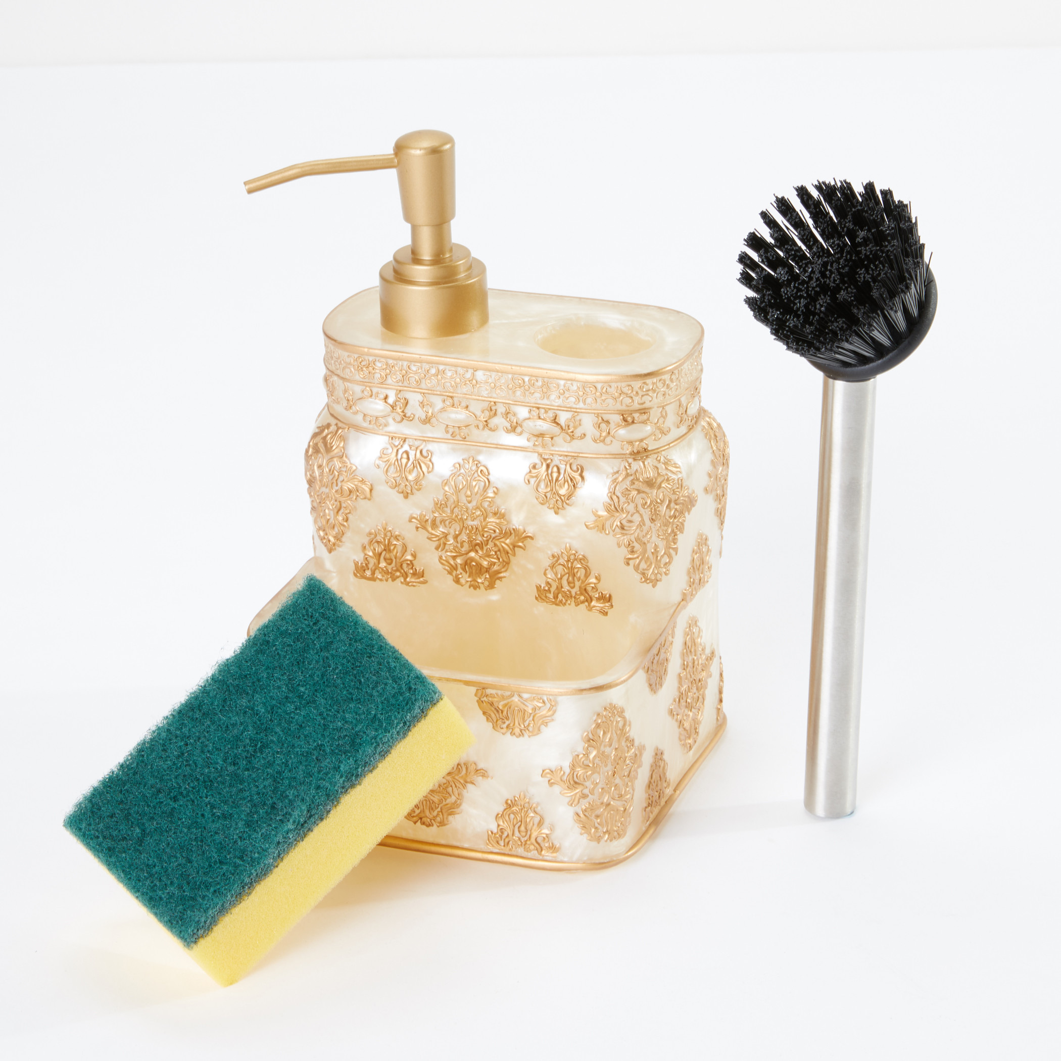 موزّع صابون مزيّن صوفيا-household-bathandlaundry-bathaccessories-soapdishesanddispensers-image-2