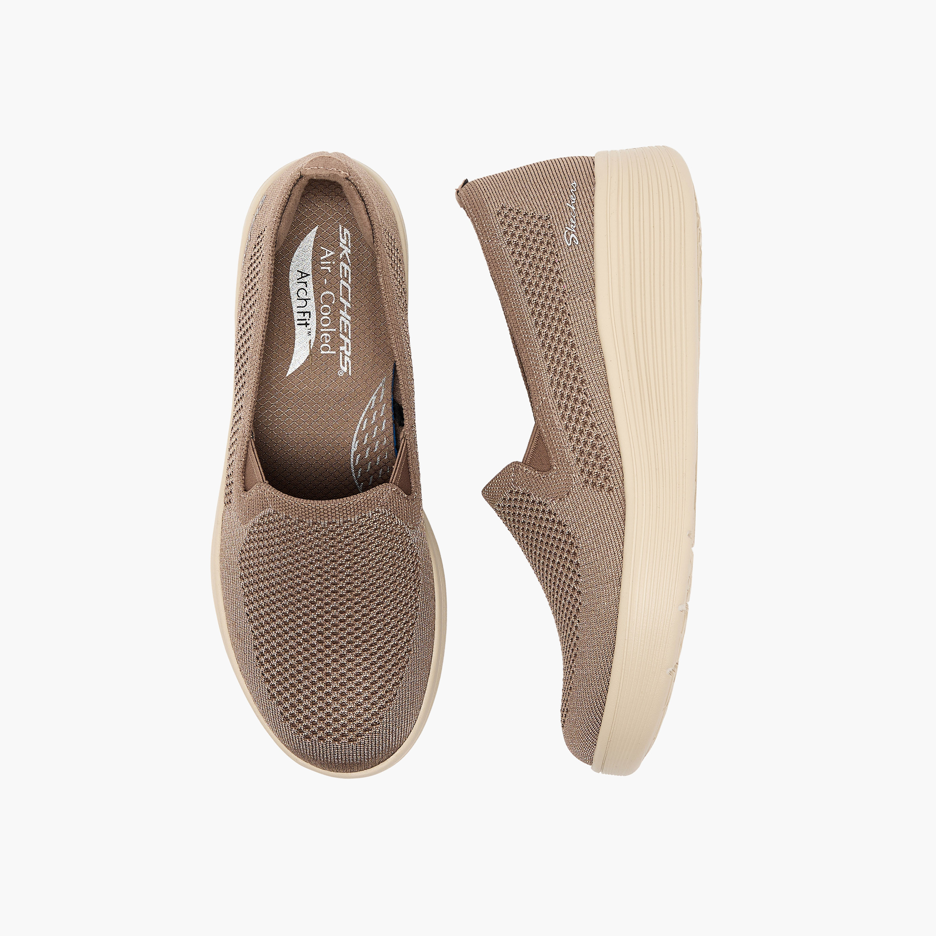 سكيتشرز- حذاء رياضي للنساء آرك فيت لاجونا سهل الارتداء وكاحل منخفض 159089 | OE-sports-women-shoes-image-6