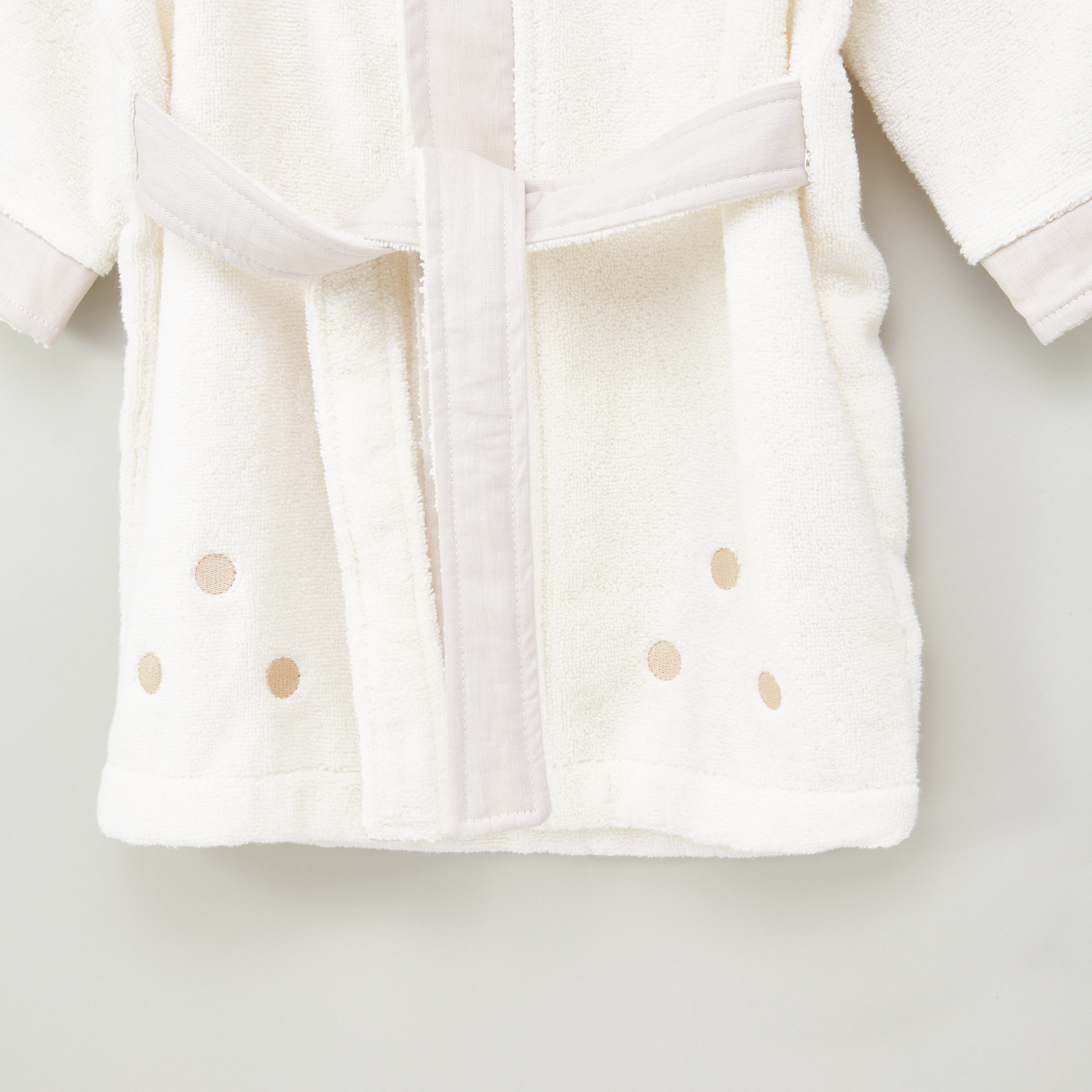 Giggles Textured Hooded Robe-baby-bathandcare-towels-image-4