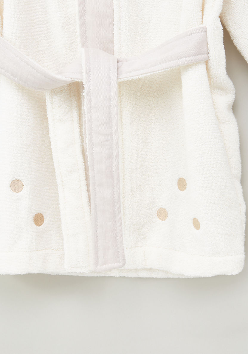 Giggles Textured Hooded Robe-Towels and Flannels-image-3