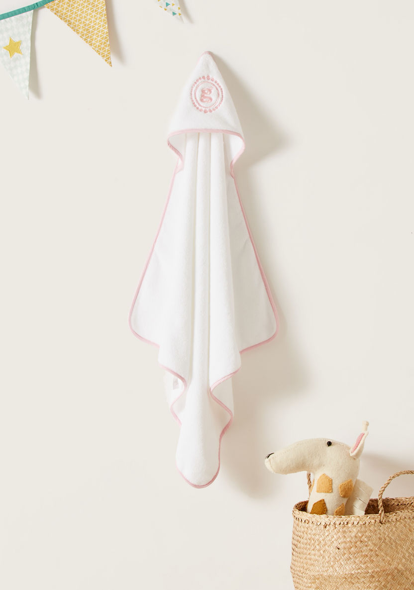 Giggles Printed Towel with Hood - 75x75 cms-Towels and Flannels-image-0