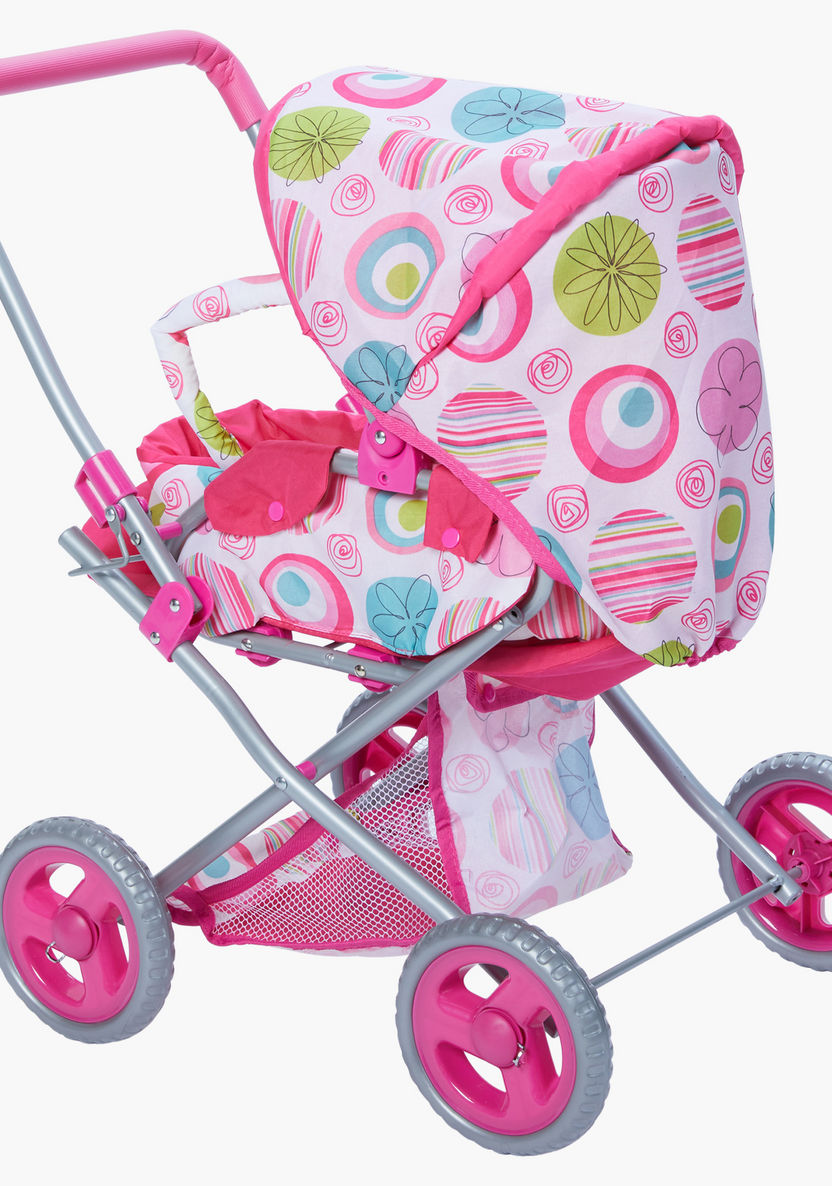 Content Floral Print Doll with Pram Set-Gifts-image-1