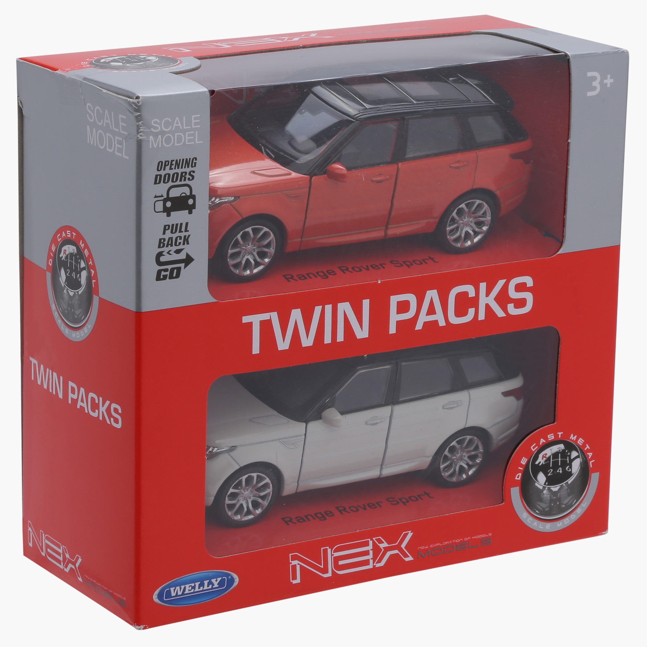 Welly Range Rover Pull Back Diecast Twin Car Set -toys-playvehicles-cars-image-5