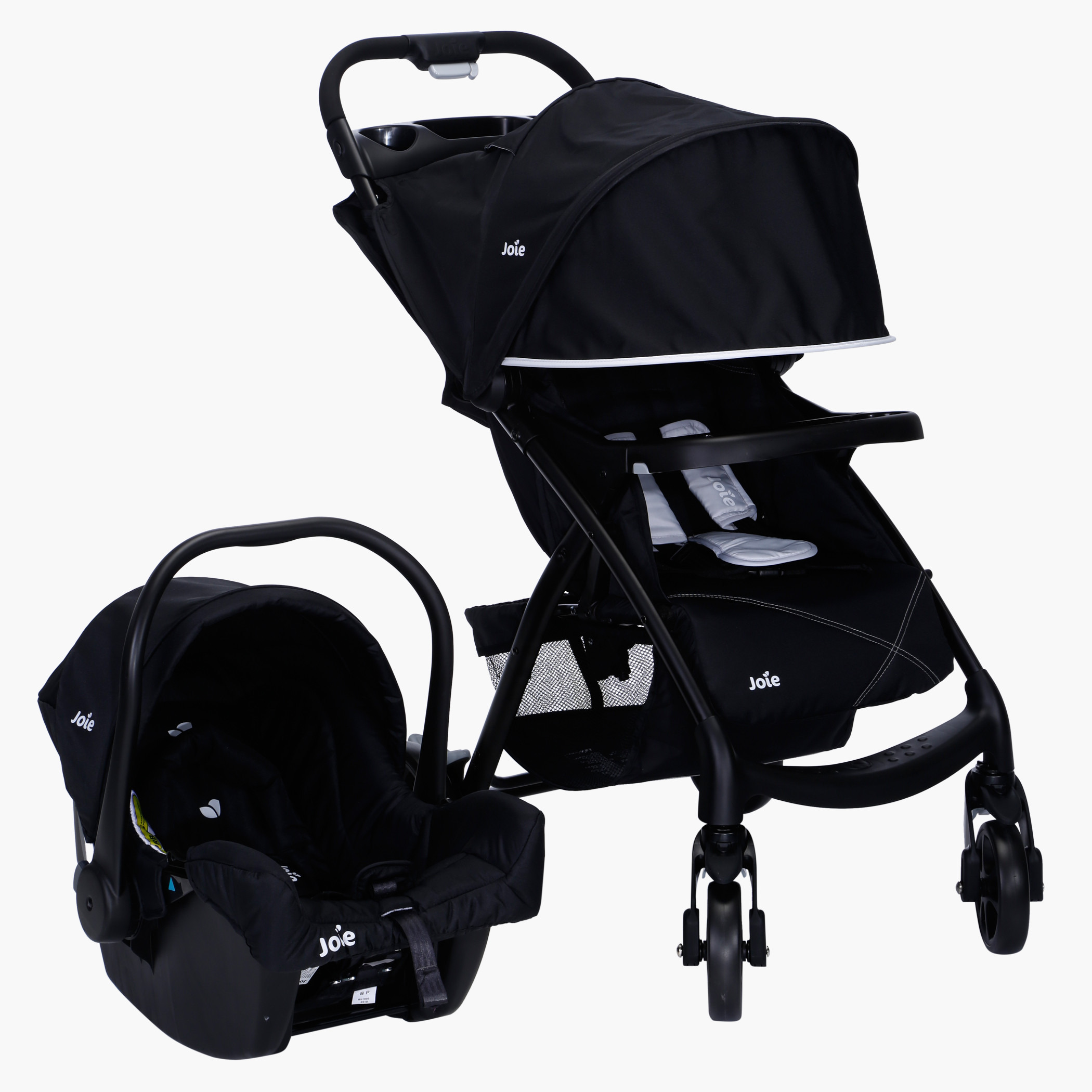 Joie muze universal black best sale travel system