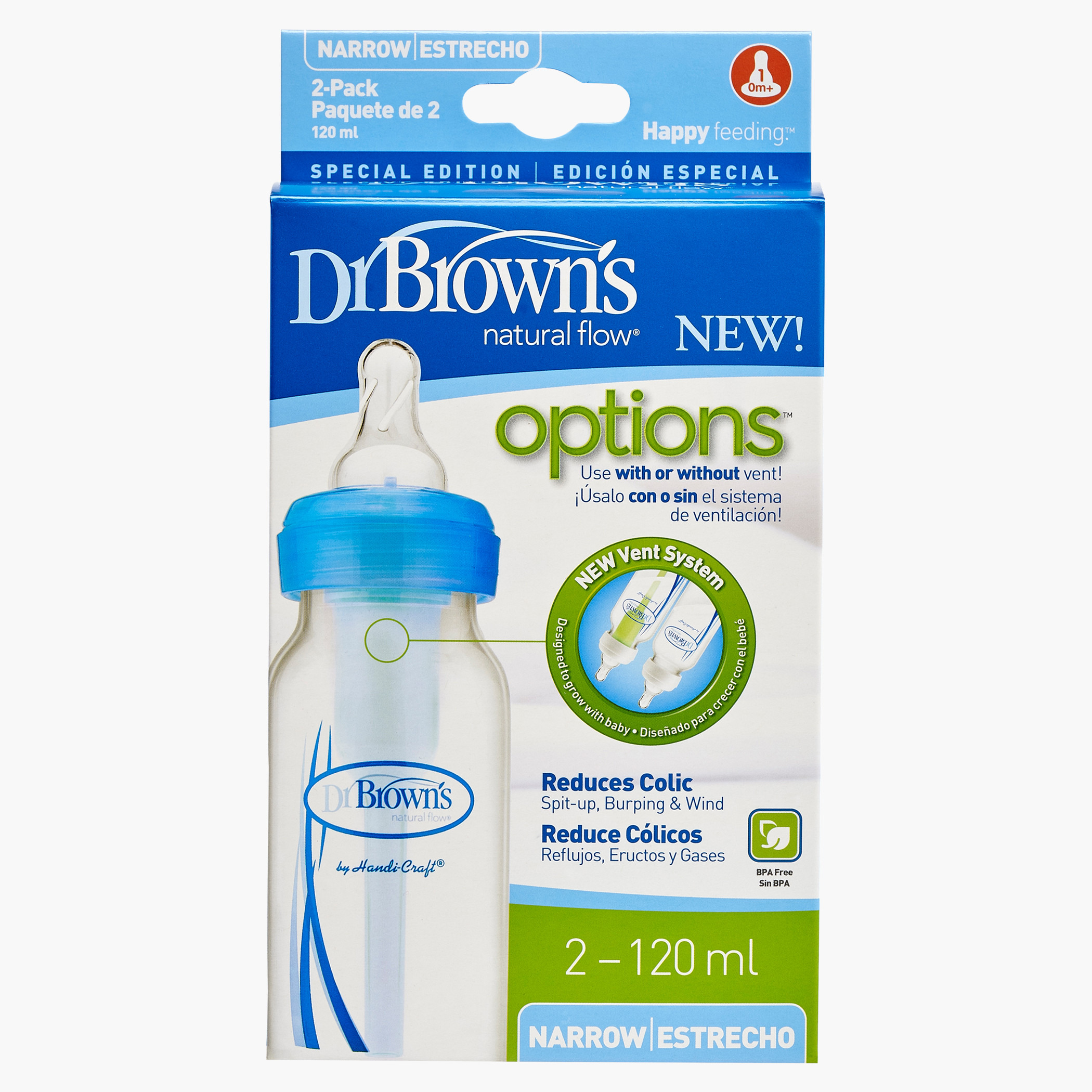 Dr. Brown's Feeding Bottle - 4 oz-baby-feeding-feedingbottles-bottlesandteats-image-3