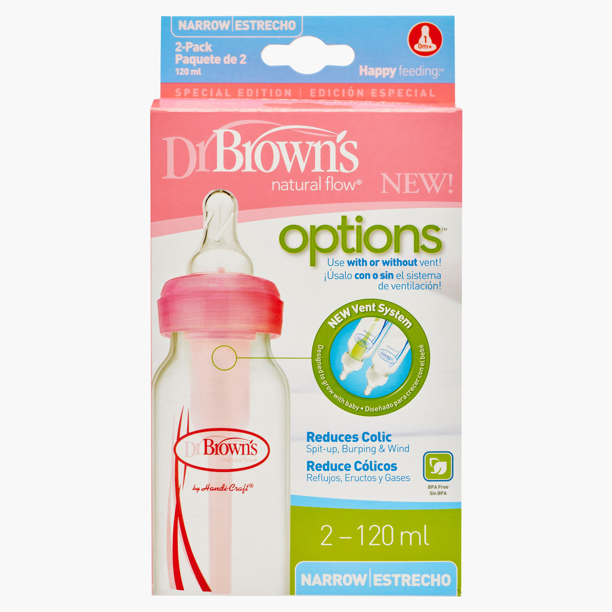 Dr. Brown's Milk Bottle - 4 Oz -baby-feeding-feedingbottles-bottlesandteats-image-3