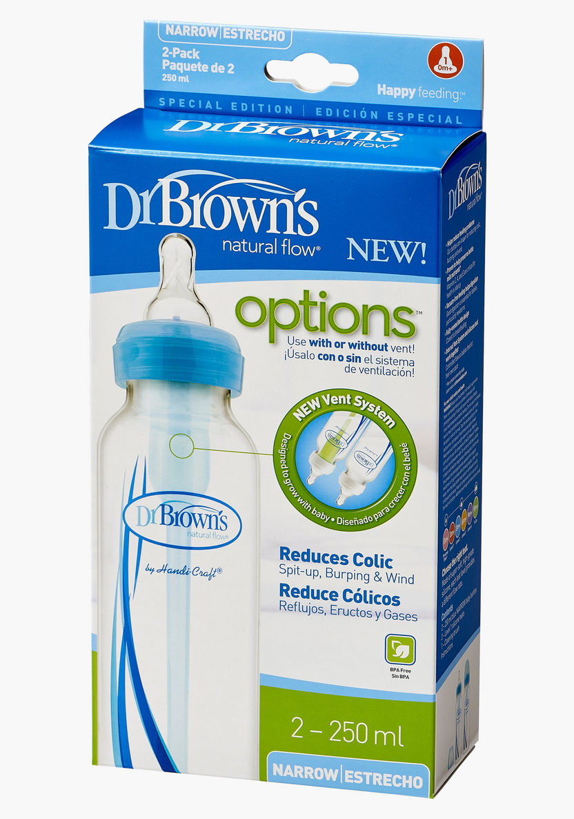Dr. Brown's Feeding Bottle - 8 oz-Bottles and Teats-image-1