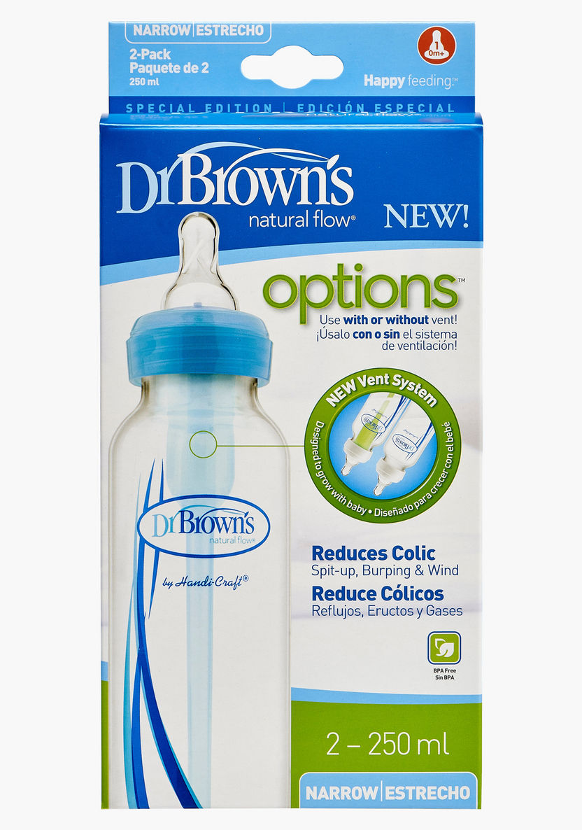 Dr. Brown's Feeding Bottle - 8 oz-Bottles and Teats-image-2