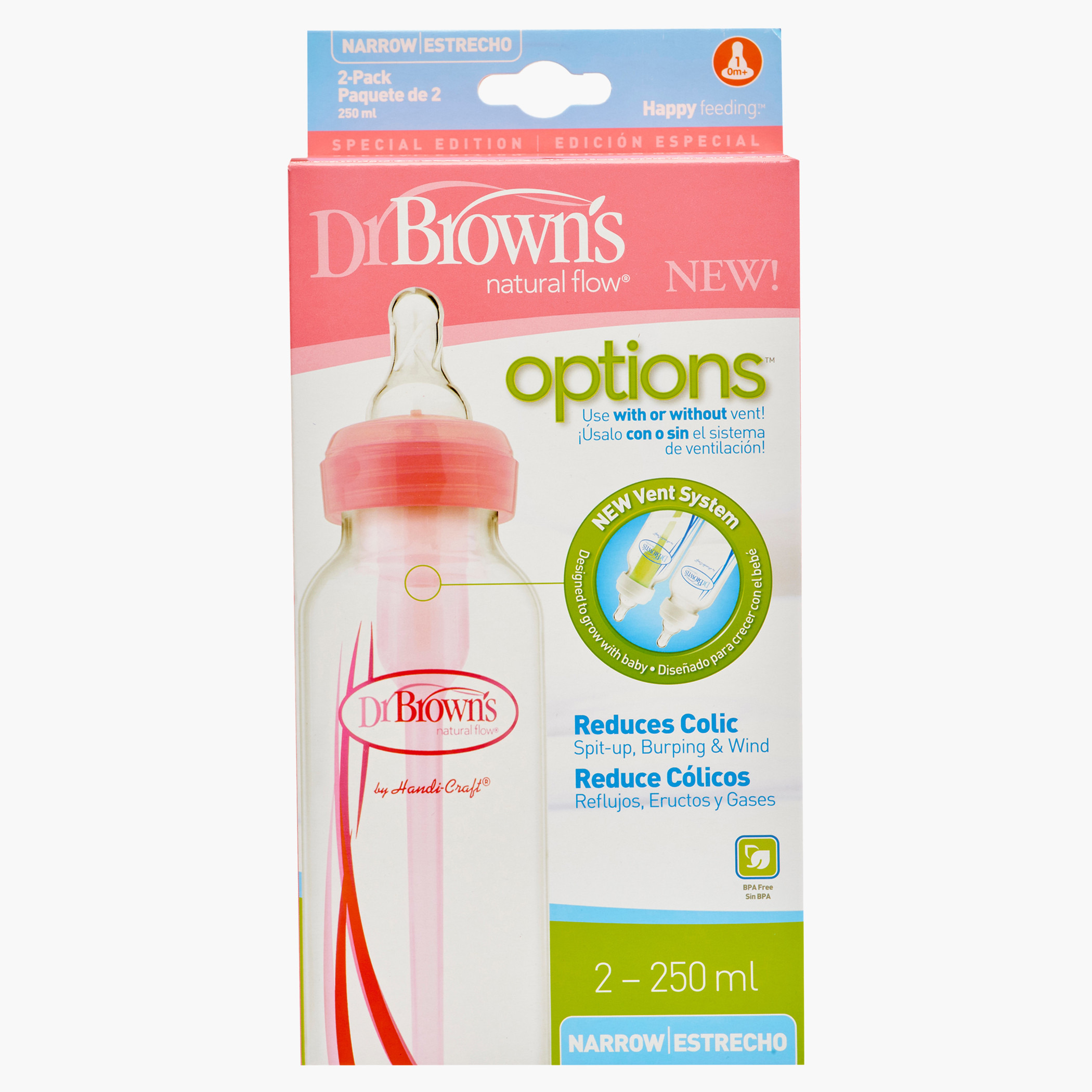 Dr. Brown's Feeding Bottle - 8 oz-baby-feeding-feedingbottles-bottlesandteats-image-3