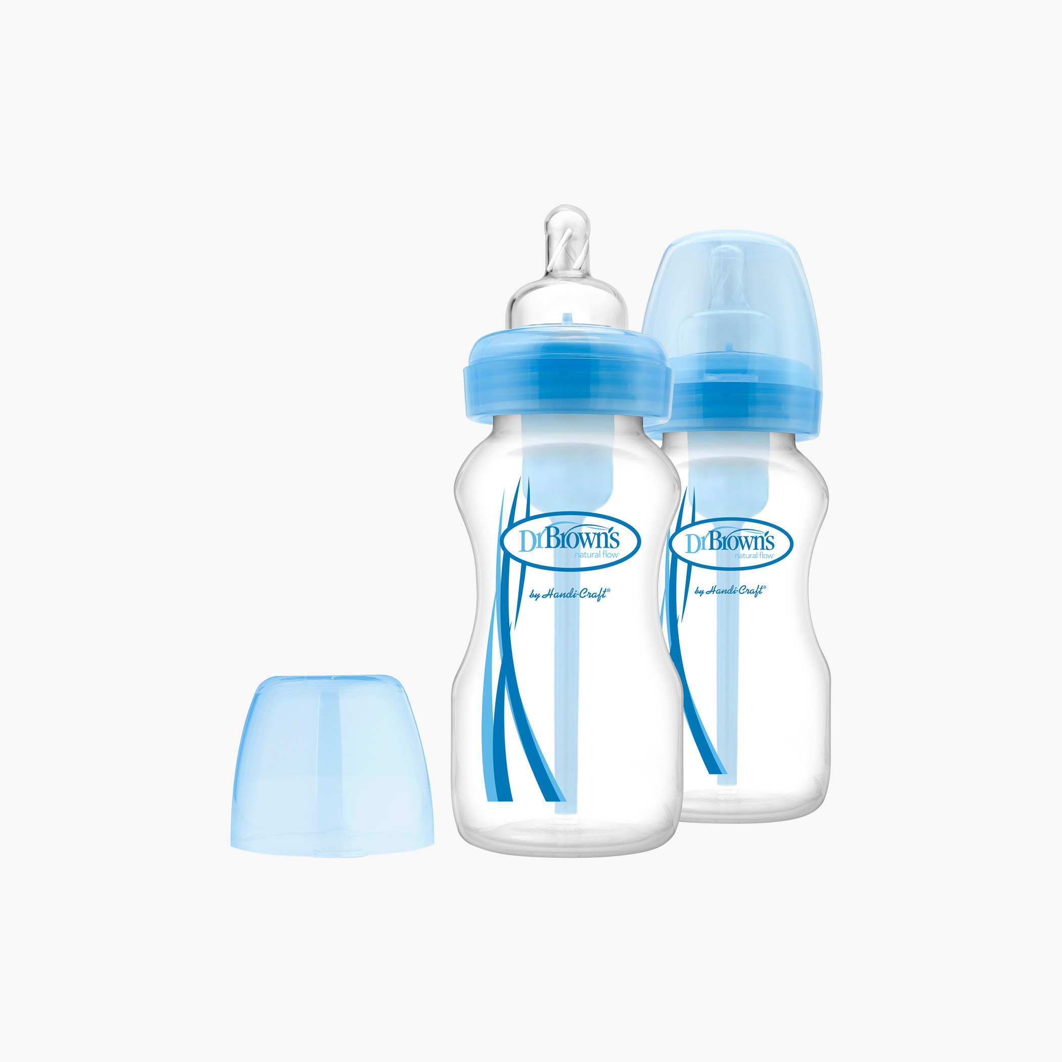 رضّاعة أطفال من دكتور براون - طقم من قطعتين-baby-feeding-feedingbottles-bottlesandteats-image-1