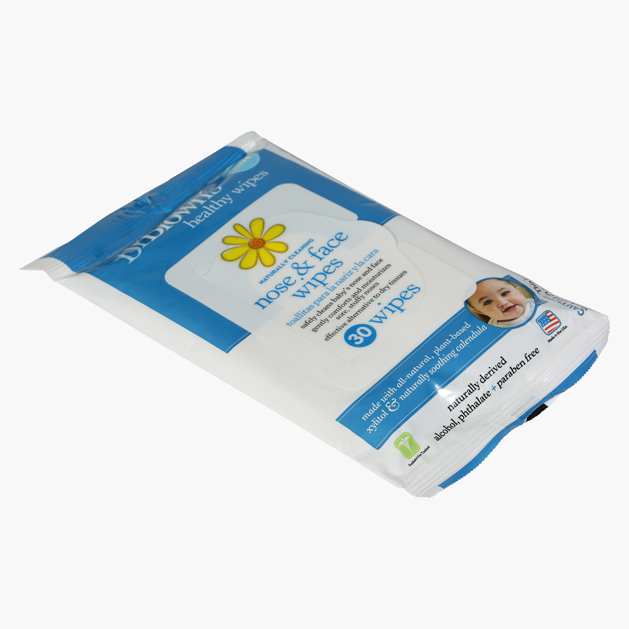 مناديل معقمة للأنف والوجه من دكتور براونز-baby-bathandcare-wipes-image-2