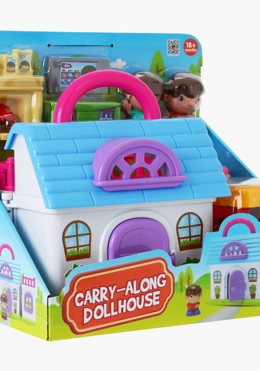 Keenway Carry-Along Doll House Playset-Role Play-image-6
