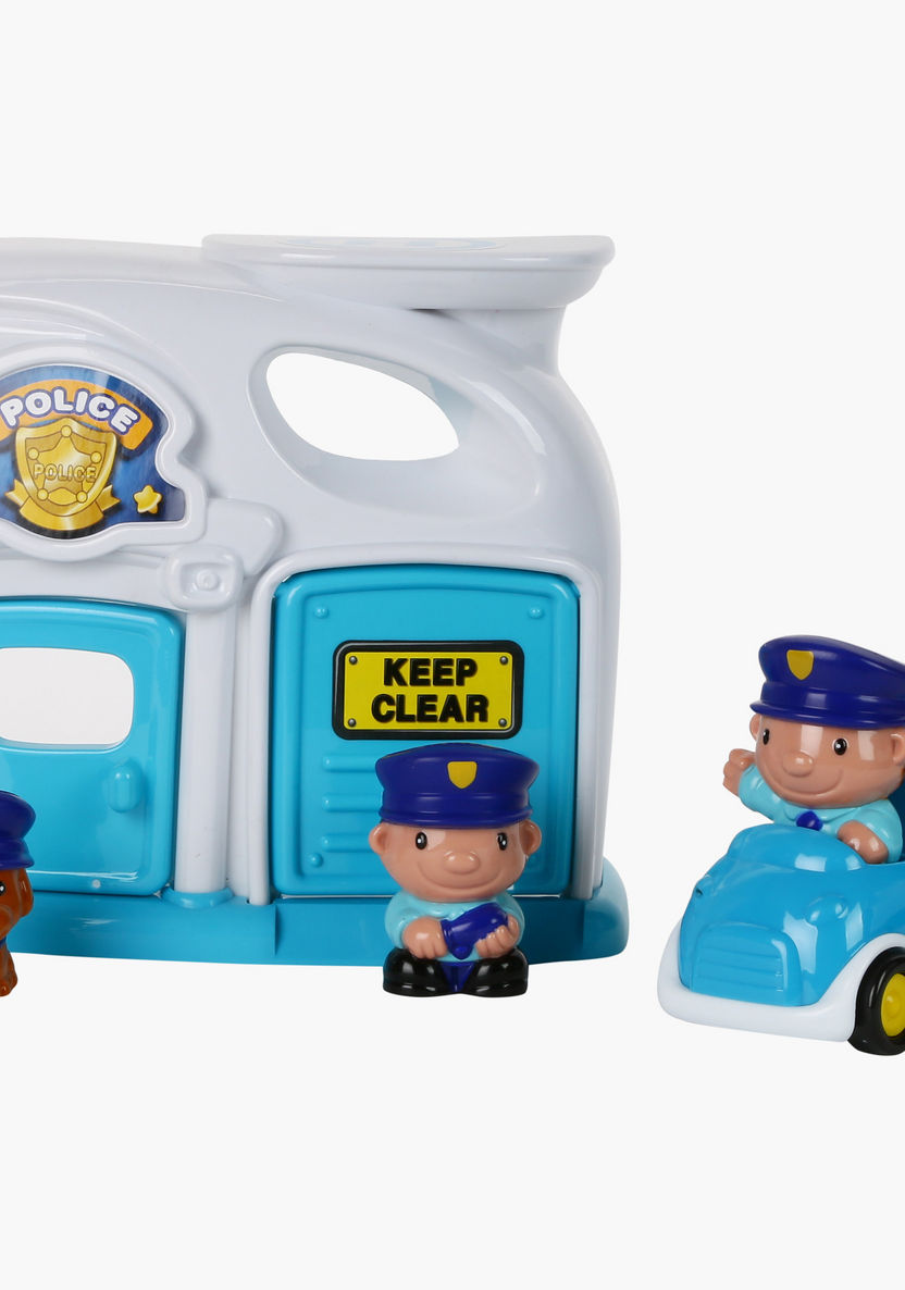 Keenway Mega City Police Station Playset-Role Play-image-0