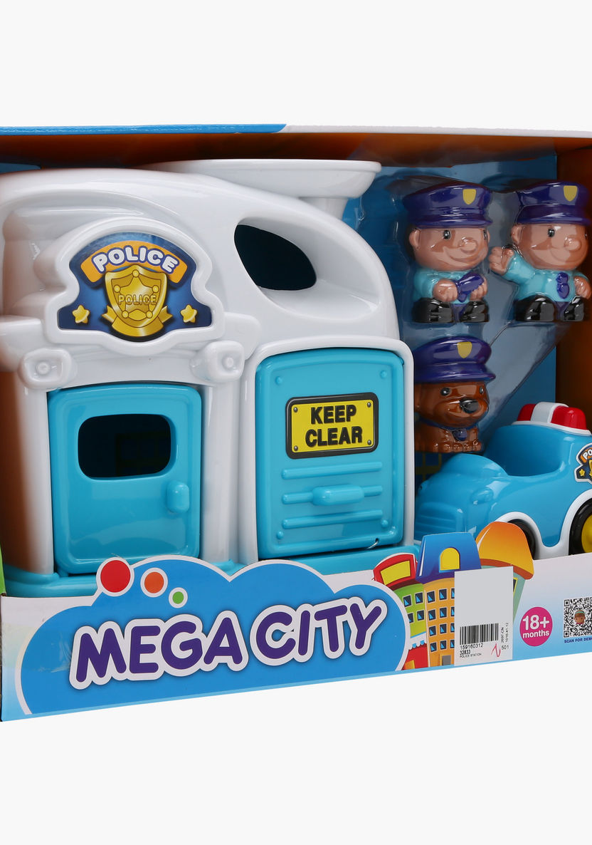 Keenway Mega City Police Station Playset-Role Play-image-4