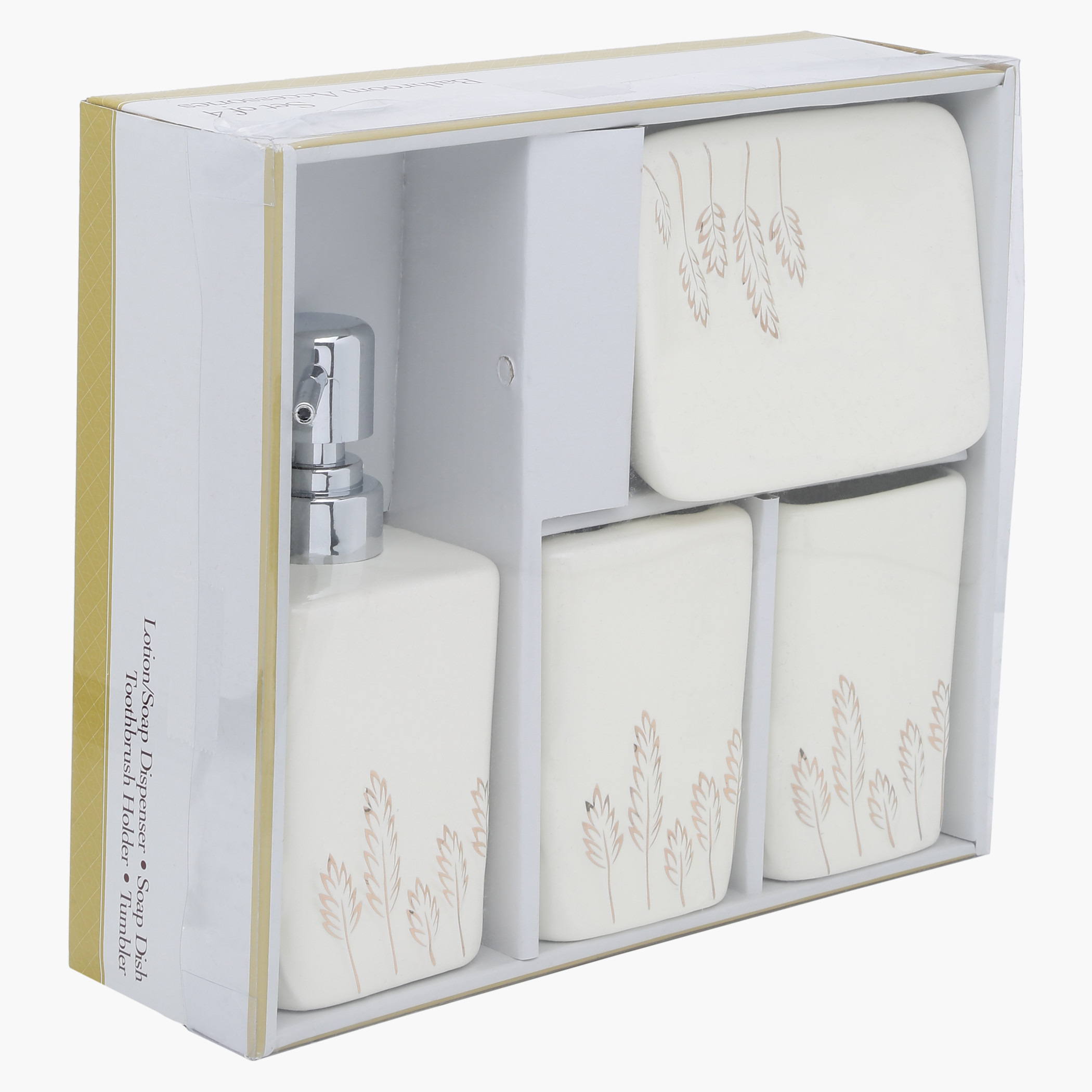 Elite d' Art 4-Piece Bath Set-household-bathandlaundry-bathaccessories-bathaccessorysets-image-2