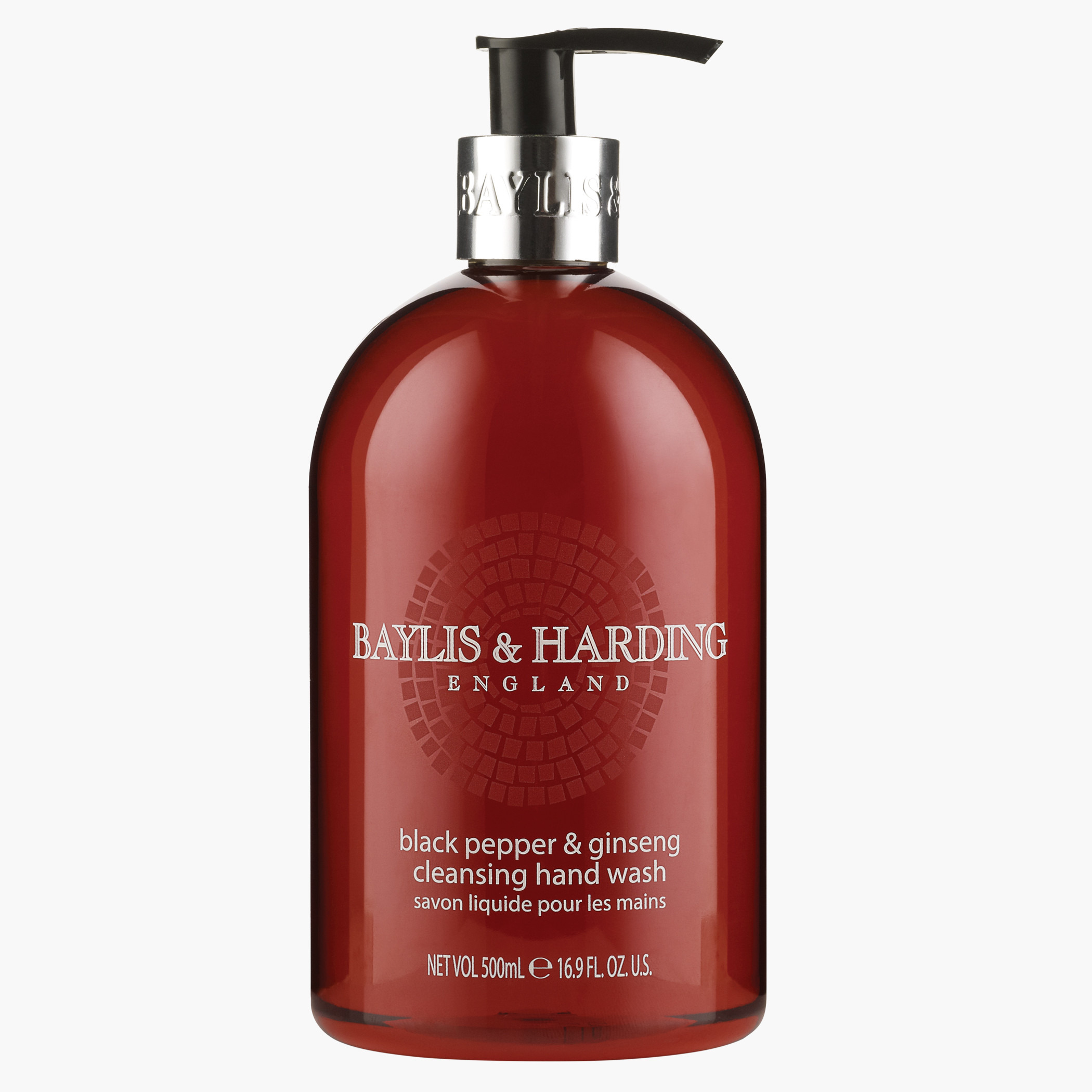 غسول أيدي للرجال بخلاصة الفلفل الأسود والجينسنغ من بايليس آند هاردينغ  - 500 مل-beautyandpersonalcare-bathandbody-hygieneessentials-image-1