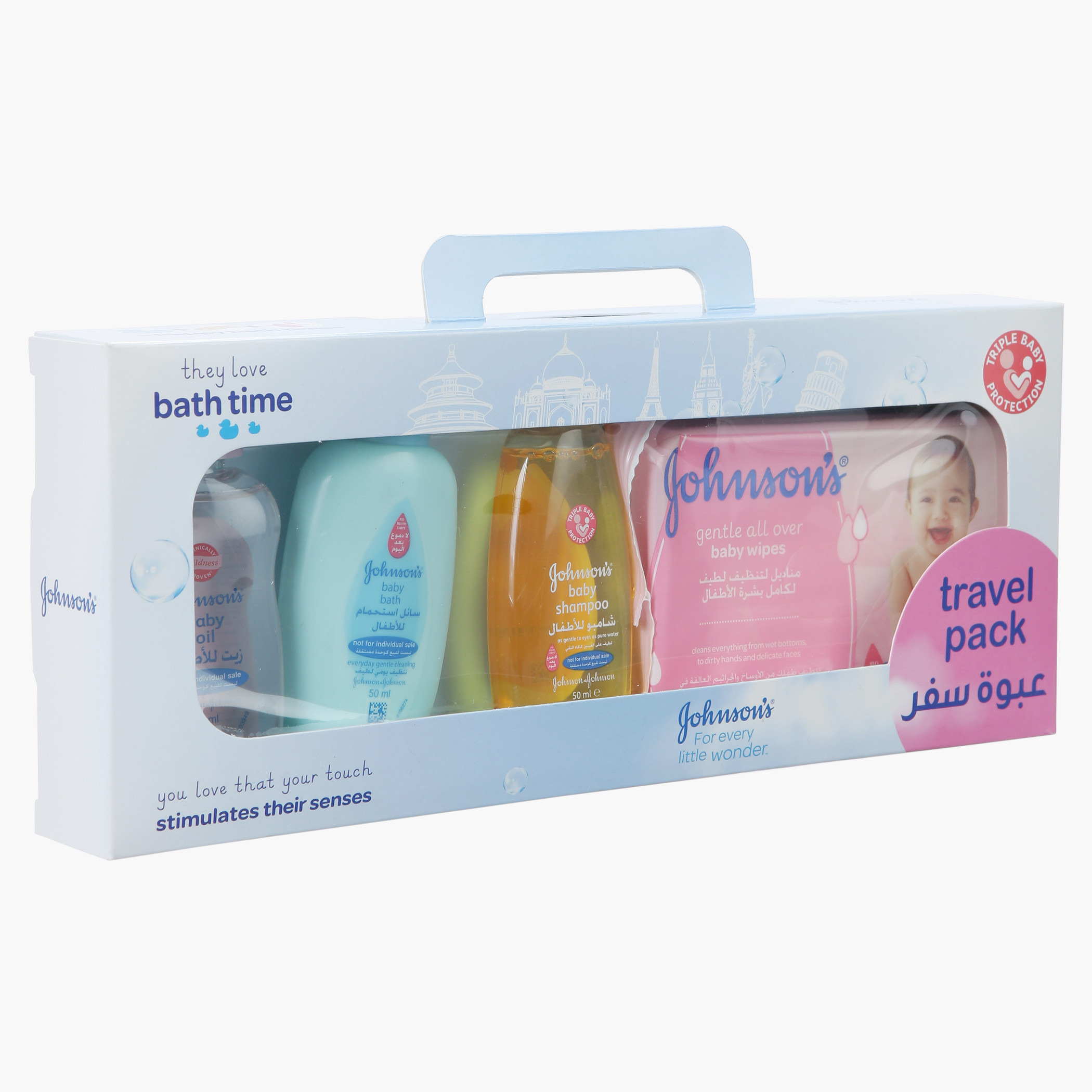 Johnson's baby store shampoo gift set