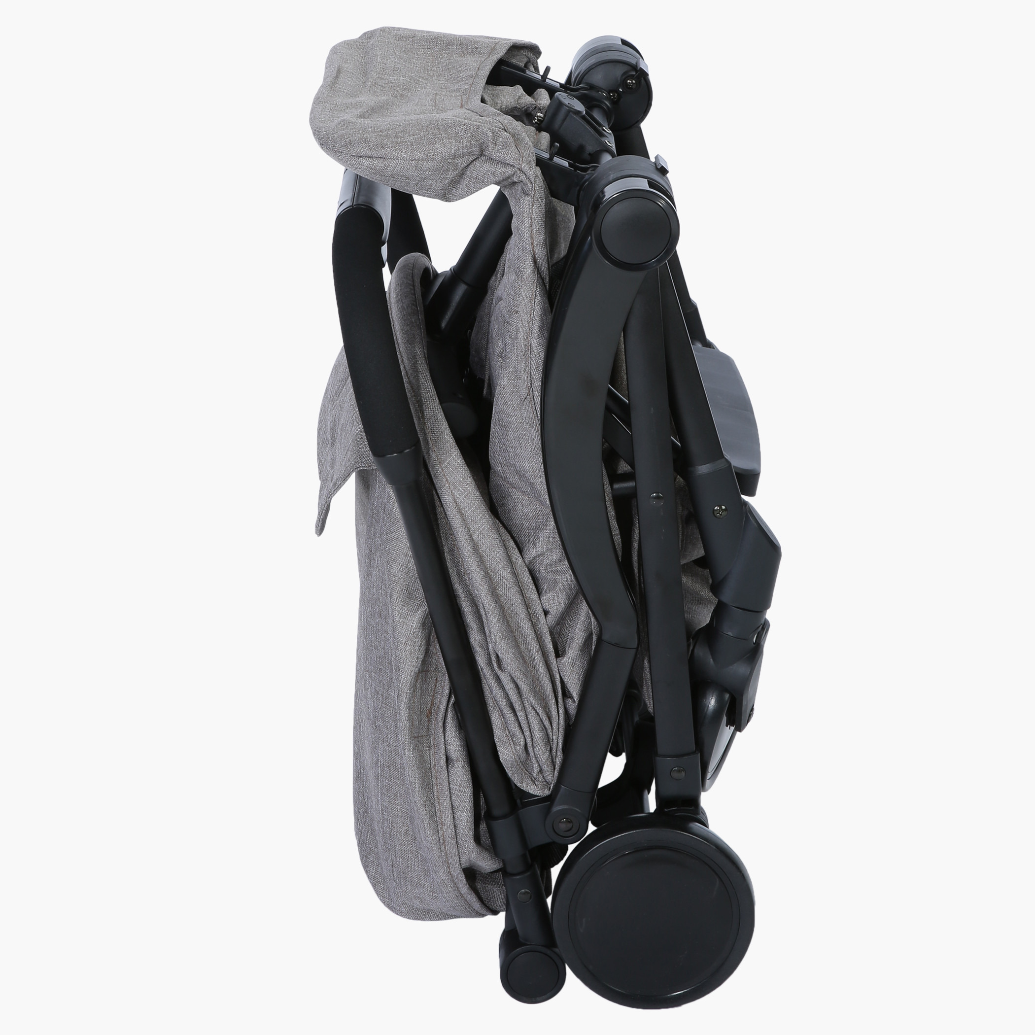 Giggles Grey Baby Stroller with One-Hand Fold Feature (Upto 3 years)-baby-gear-strollersandprams-strollers-image-5