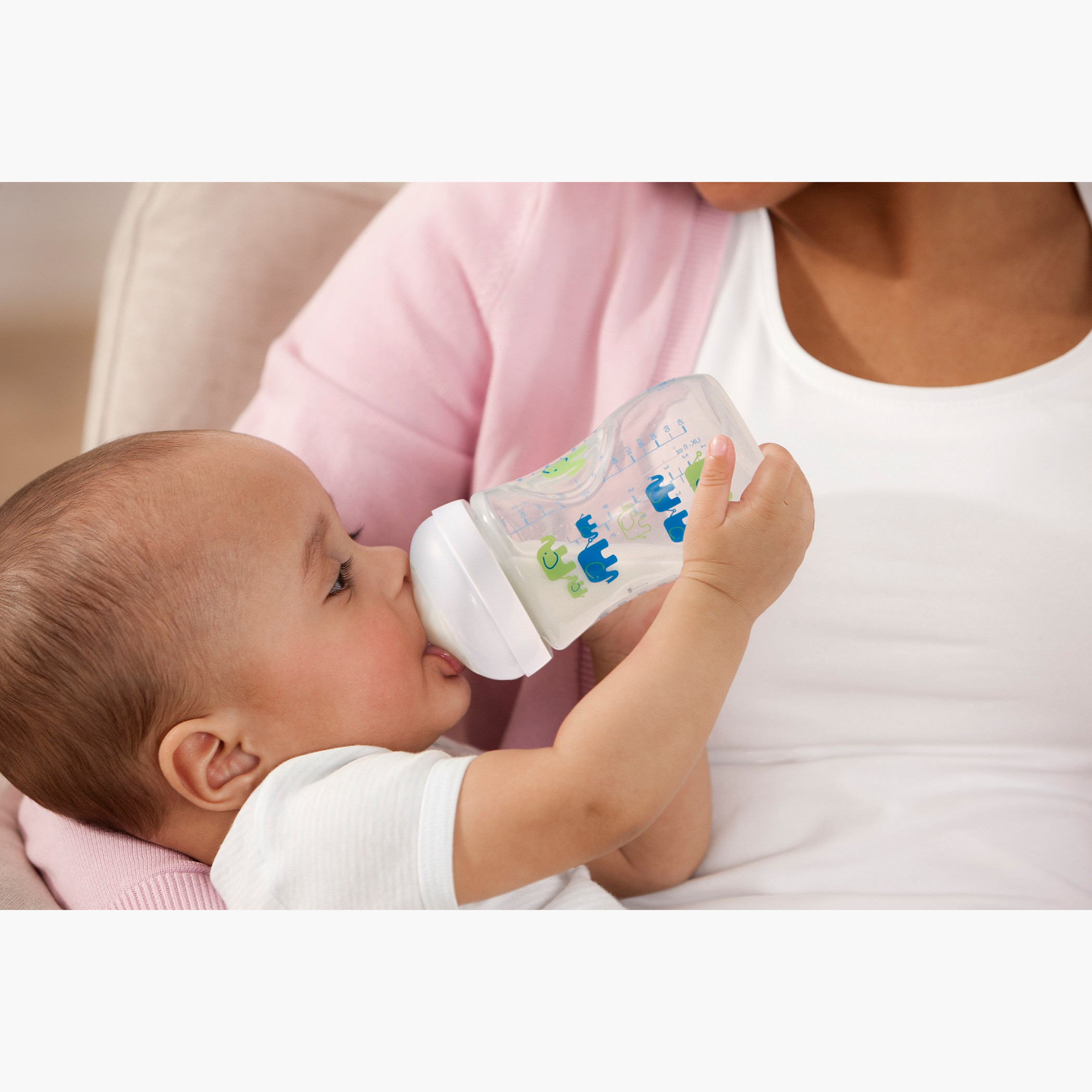 طقم قارورة ناتشورال بطبعات فيل من فيليبس أفنت-baby-feeding-feedingbottles-bottlesandteats-image-2