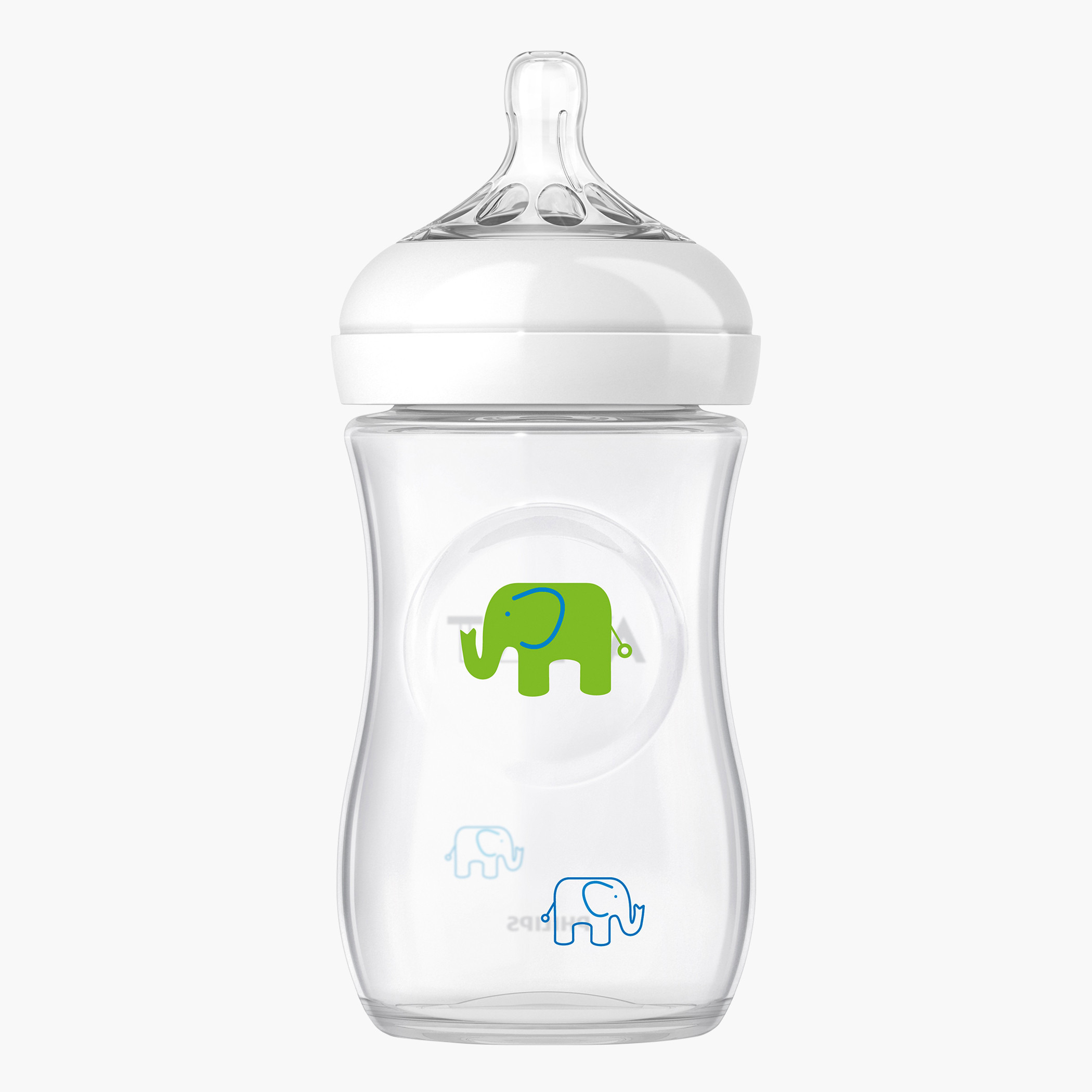 طقم قارورة ناتشورال بطبعات فيل من فيليبس أفنت-baby-feeding-feedingbottles-bottlesandteats-image-3