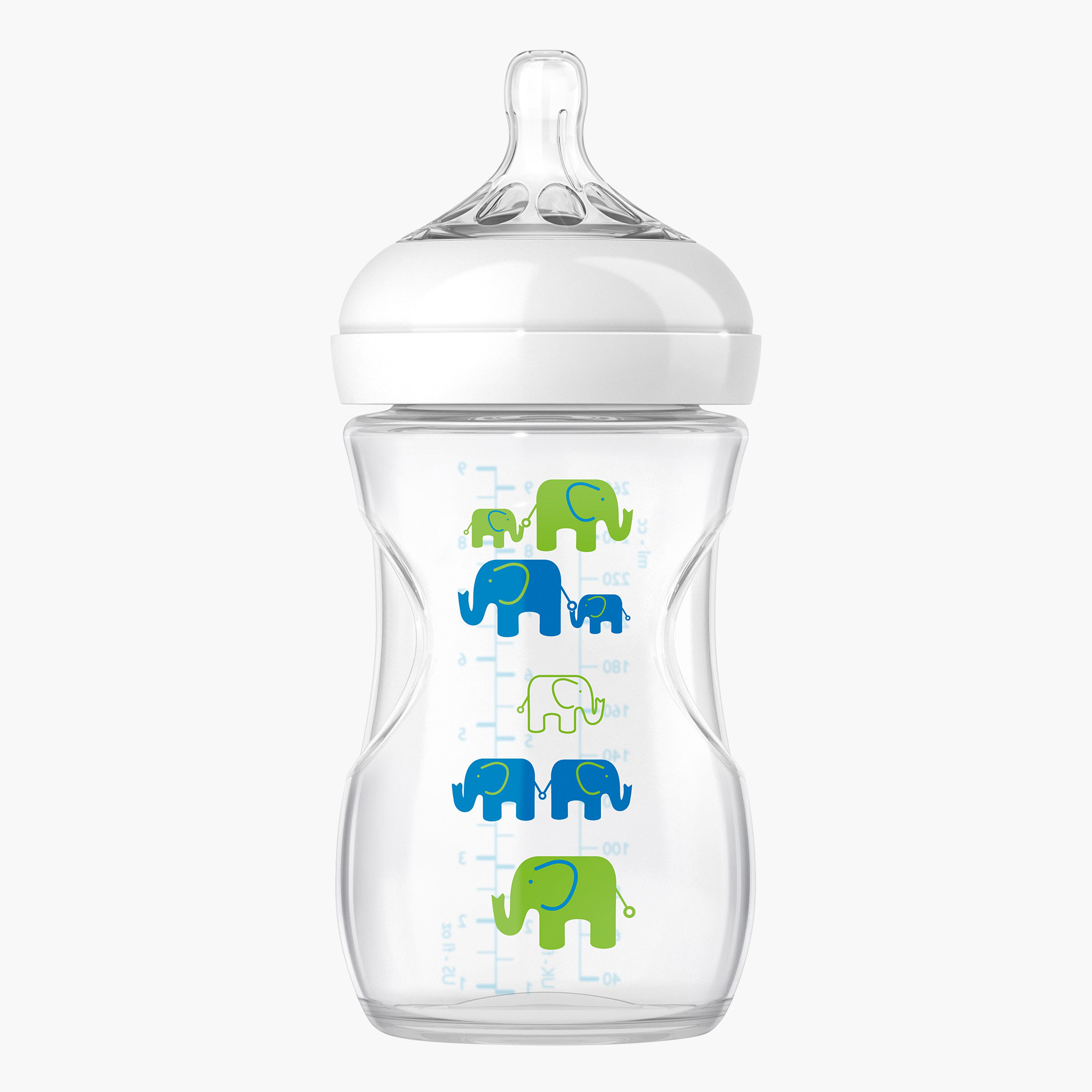 طقم قارورة ناتشورال بطبعات فيل من فيليبس أفنت-baby-feeding-feedingbottles-bottlesandteats-image-4