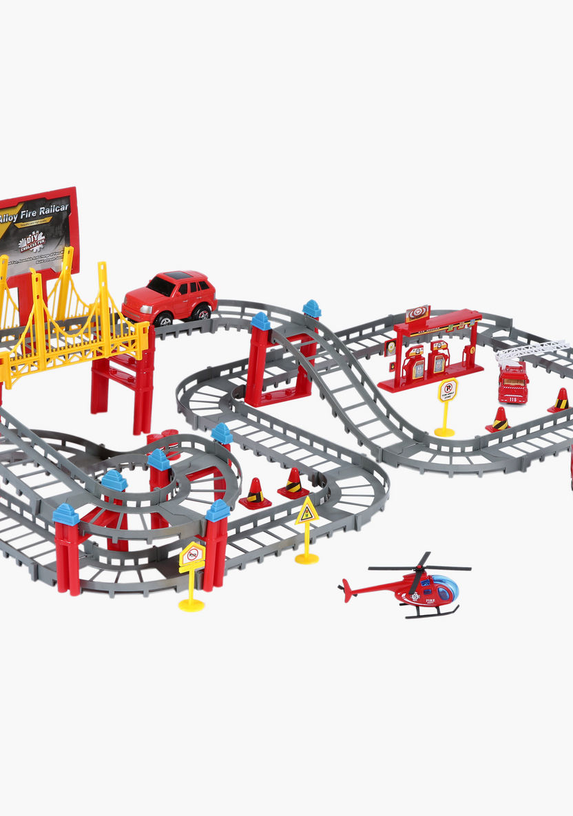 Fire Railcar Playset-Scooters and Vehicles-image-1