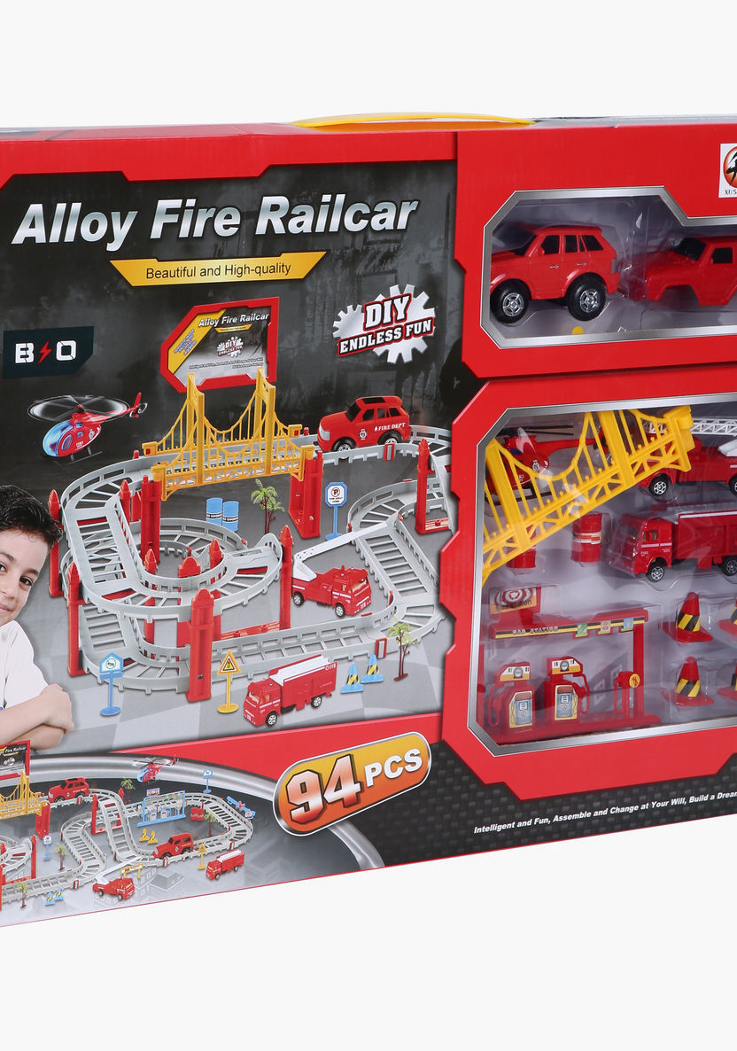 Fire Railcar Playset-Scooters and Vehicles-image-3