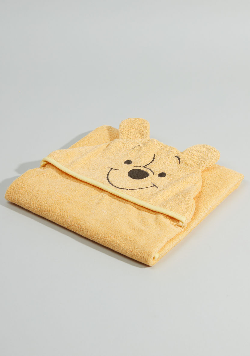 Winne The Pooh 3D Hooded Towel - 68x94 cms-Towels and Flannels-image-0