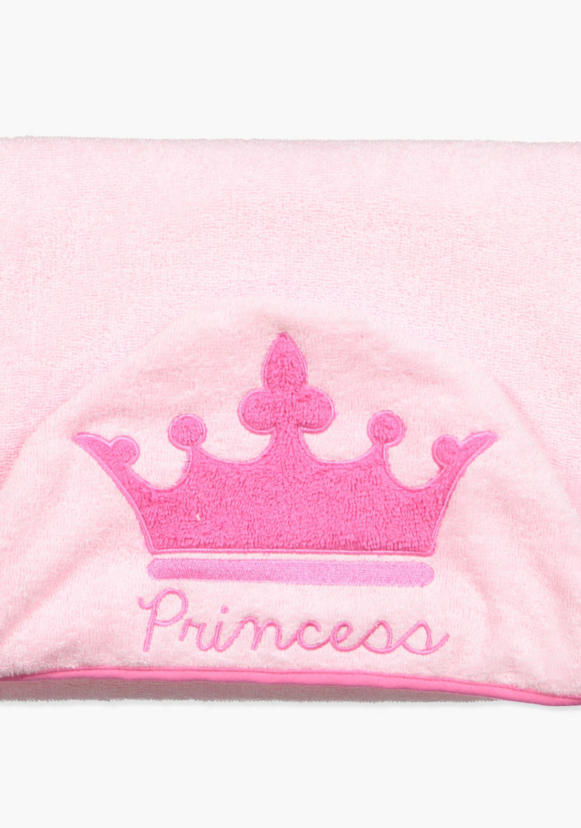 Disney Princess Crown Embroidery Towel with Hood-Towels and Flannels-image-0
