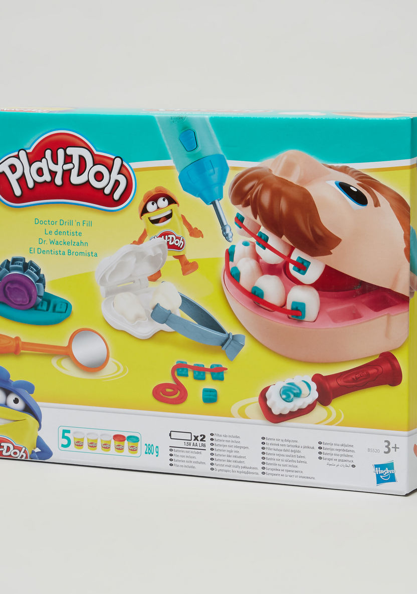 Hasbro Play-Doh Doctor Drill 'n Fill Dough Set-Educational-image-0