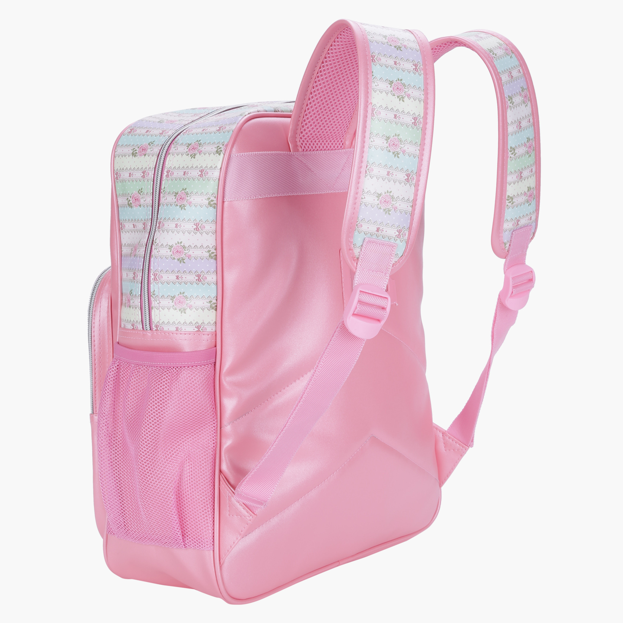 Minmie Printed Backpack with Zip Closure-school-bagsandbackpacks-backpacks-image-2