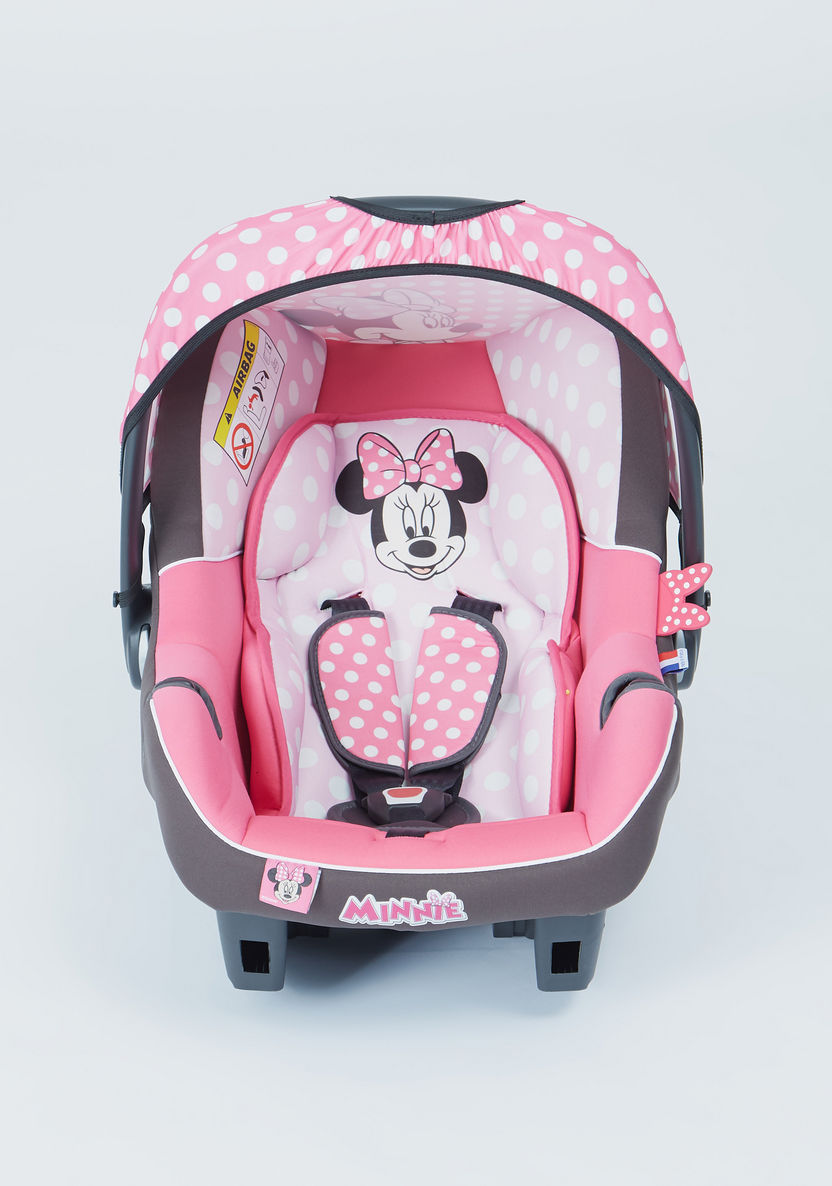 Minnie Mouse Print Car Seat with Sun Canopy-Car Seats-image-1